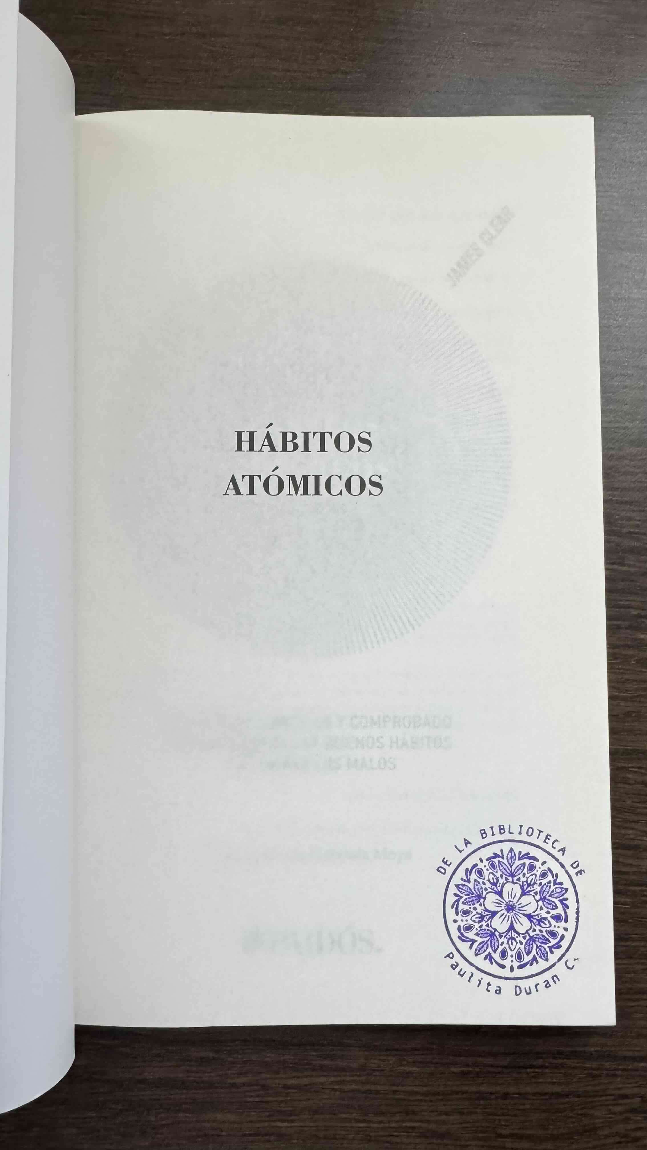 Libro Hábitos Atómicos - miniatura 2