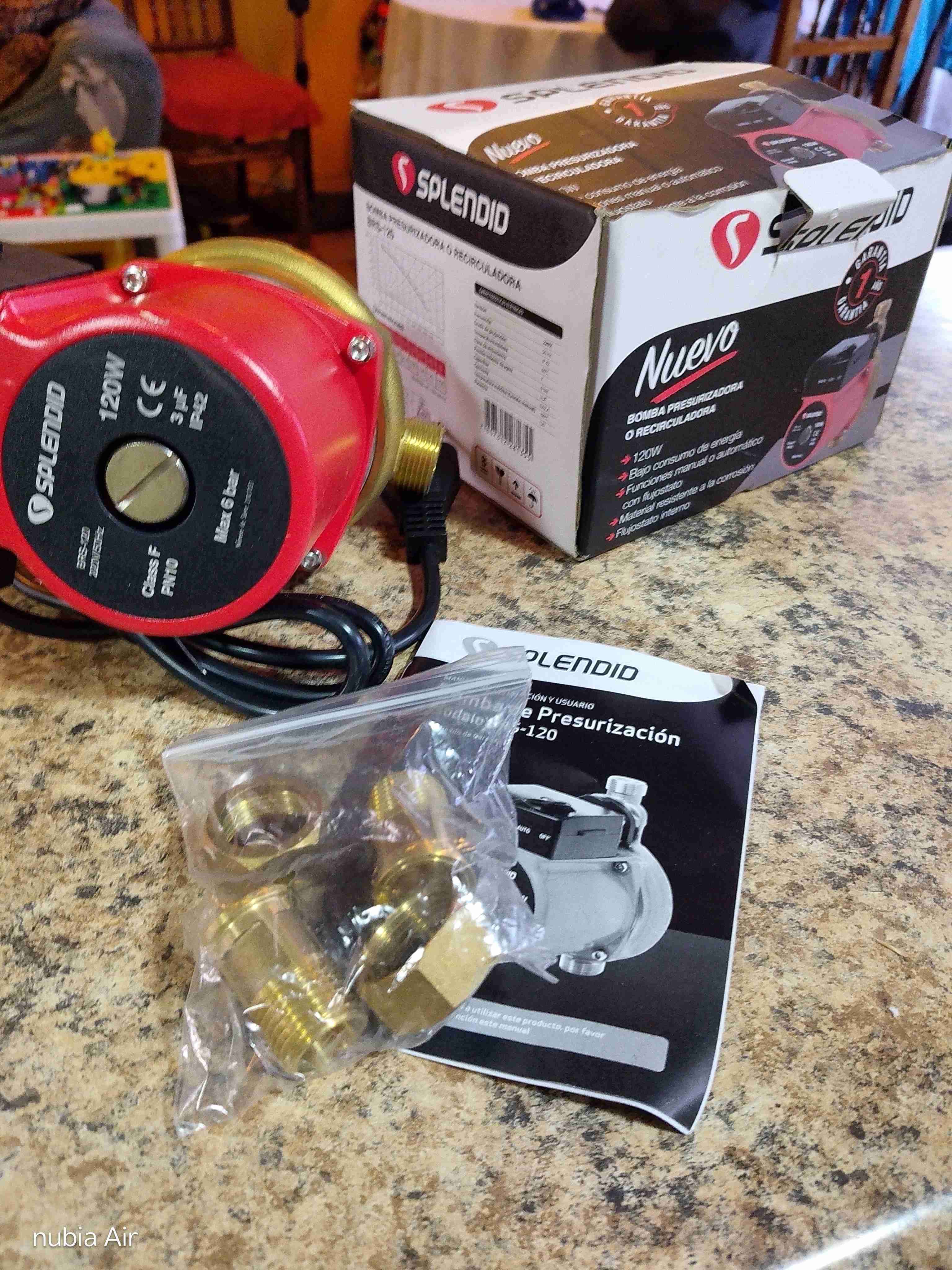 Bomba presurizadora Splendid 120W - miniatura 2