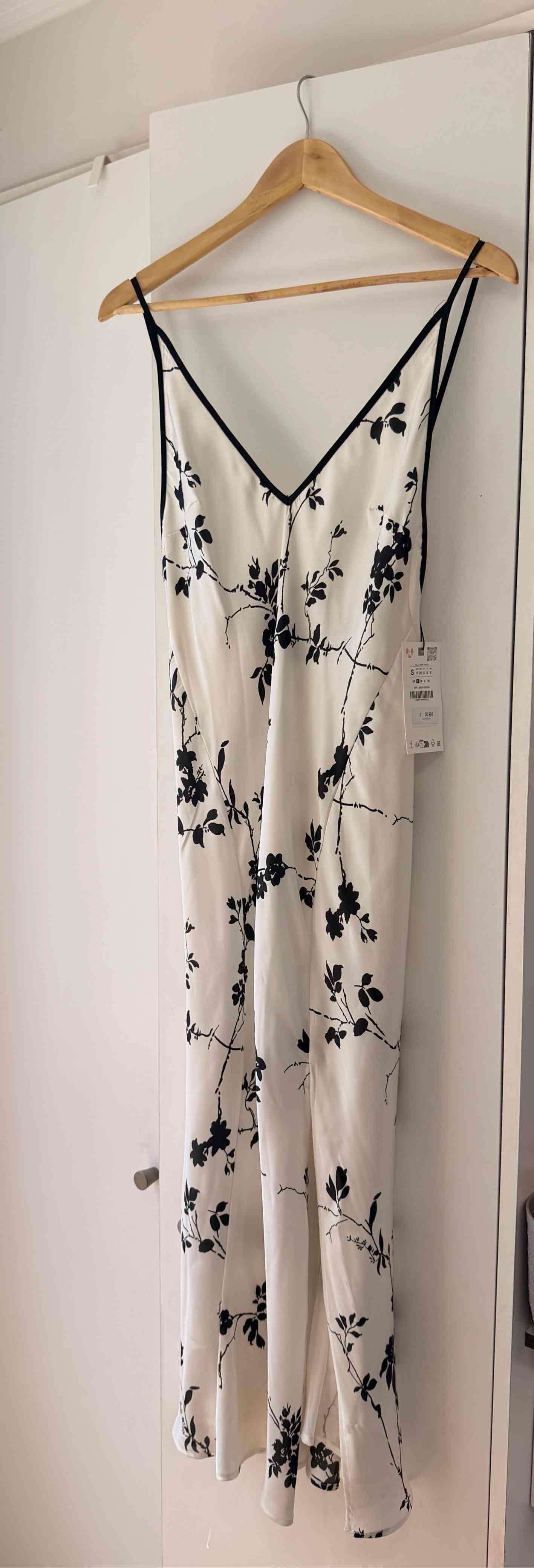 Vestido Zara Largo, Estampado Flore - miniatura 3