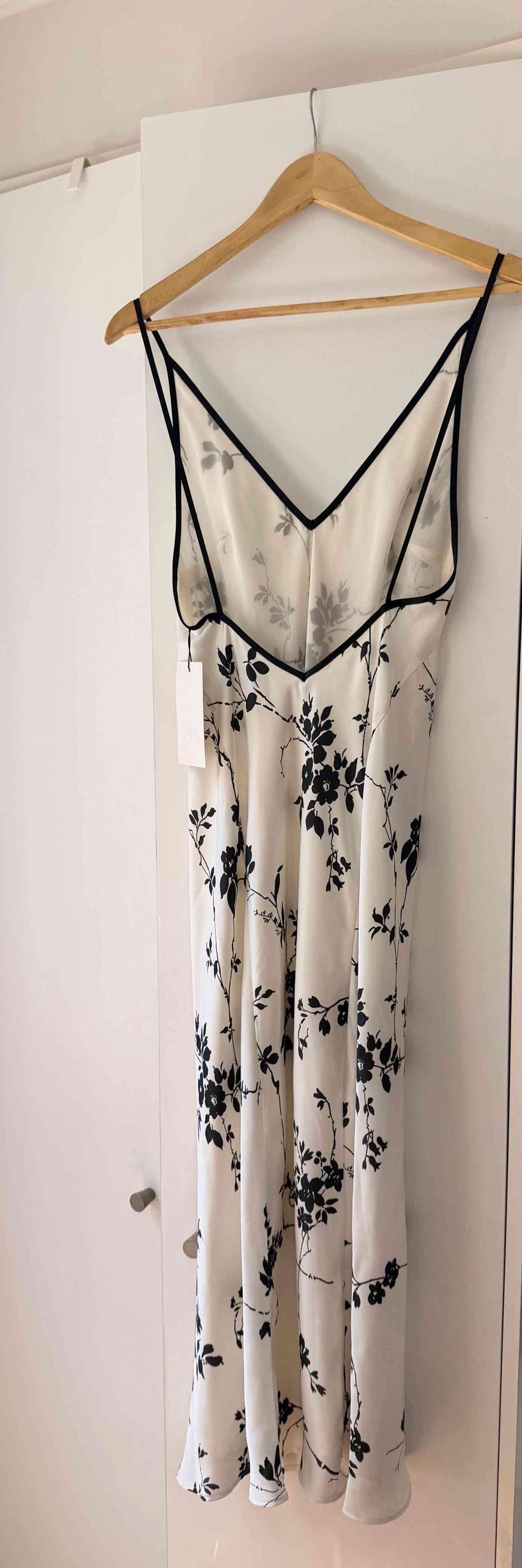 Vestido Zara Largo, Estampado Flore - miniatura 5