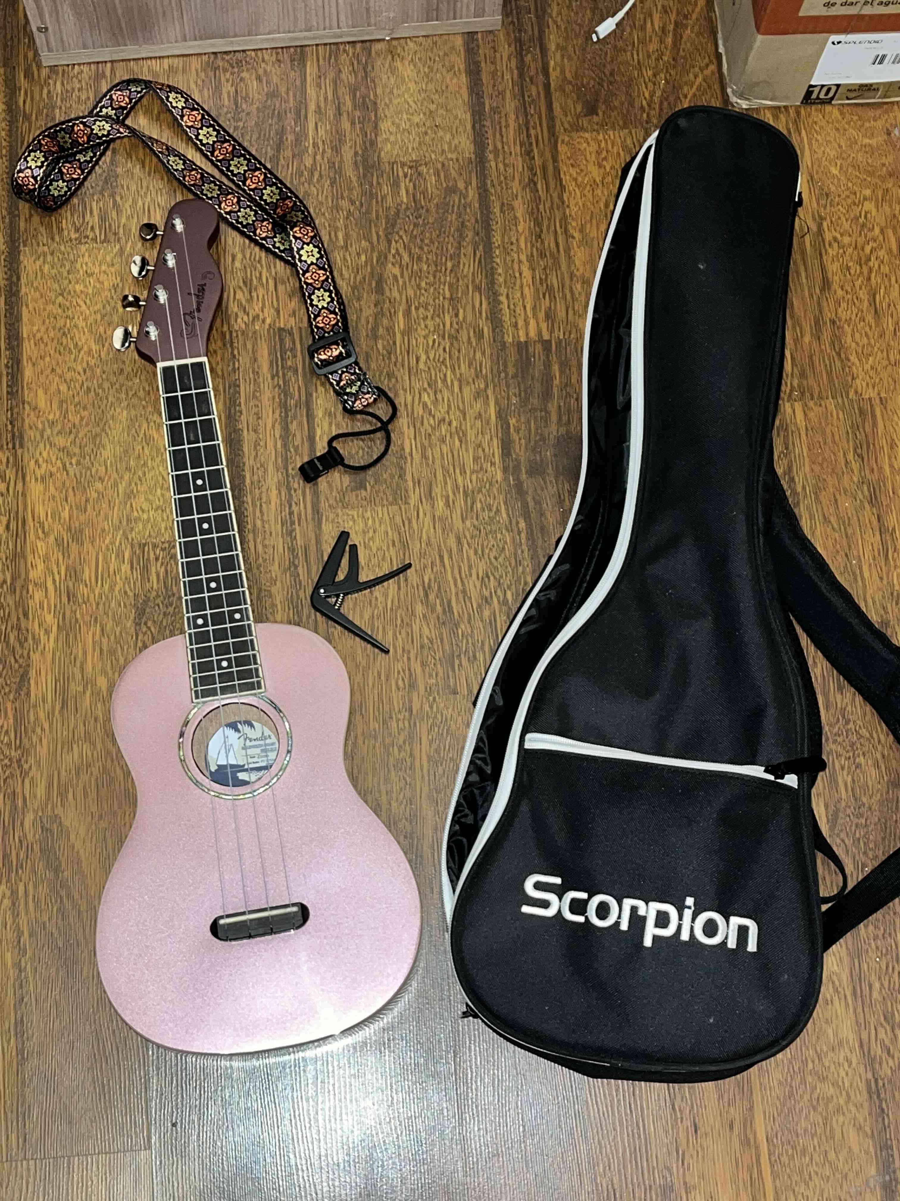 Ukulele Fender Concierto Rosado - miniatura 5