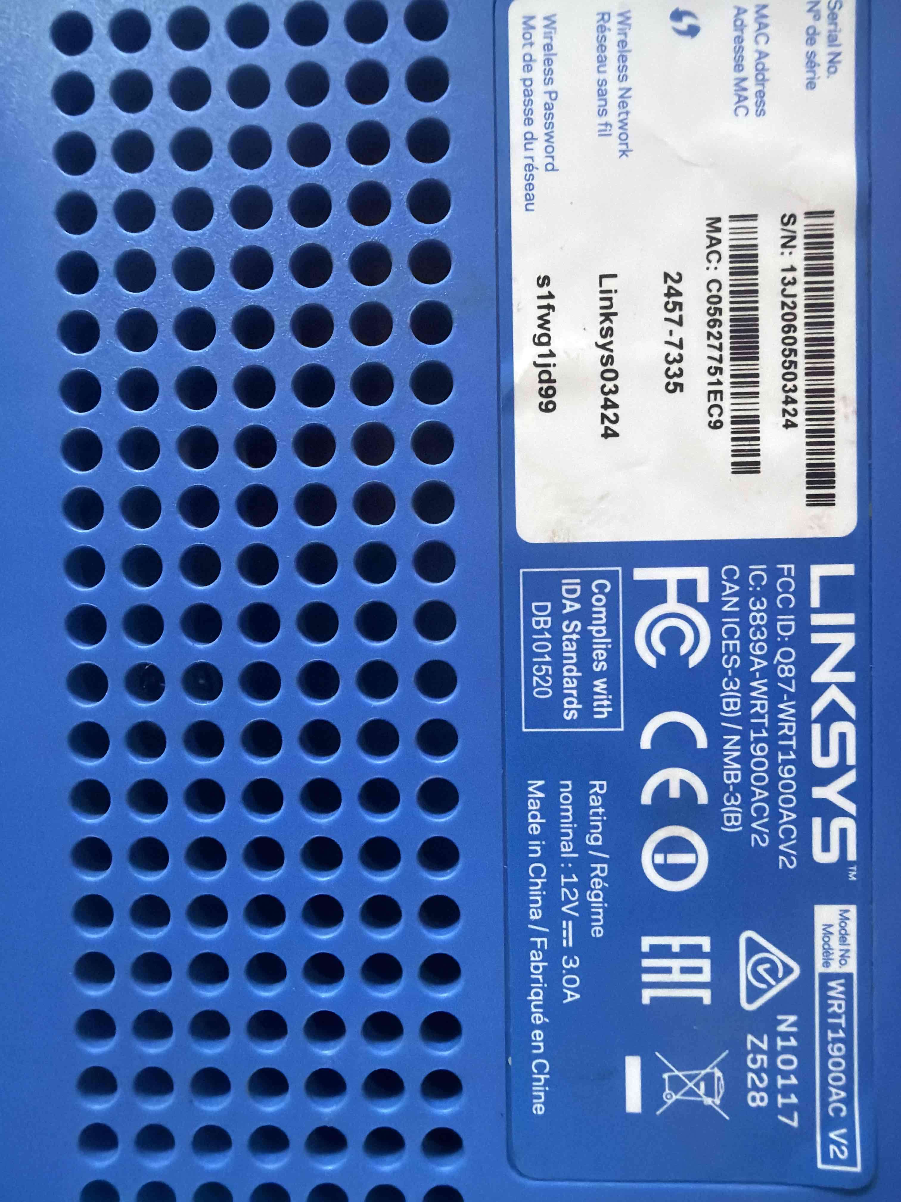 Routers LINKSYS WRT1900 v2 usados - miniatura 3