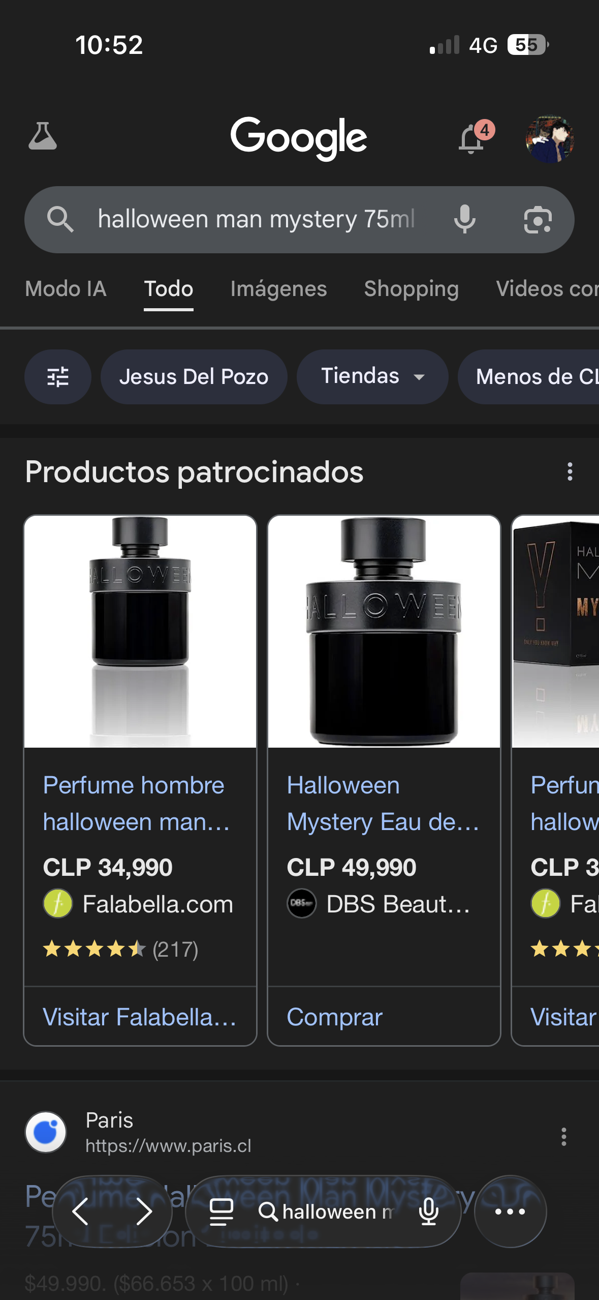 Perfume Halloween Man Mystery 75ml - miniatura 5