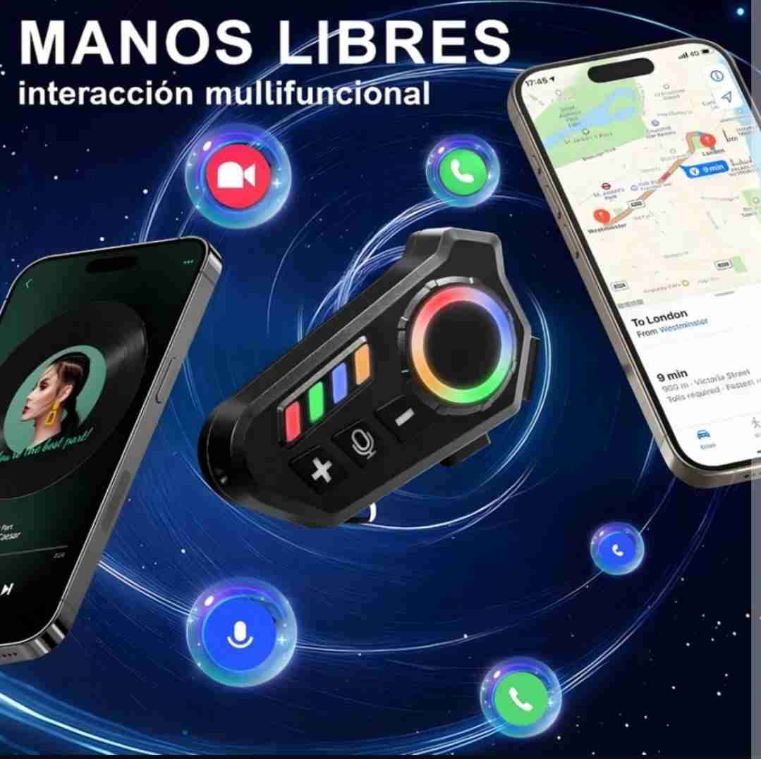 Intercomunicador Bluetooth para casco de moto - miniatura 3