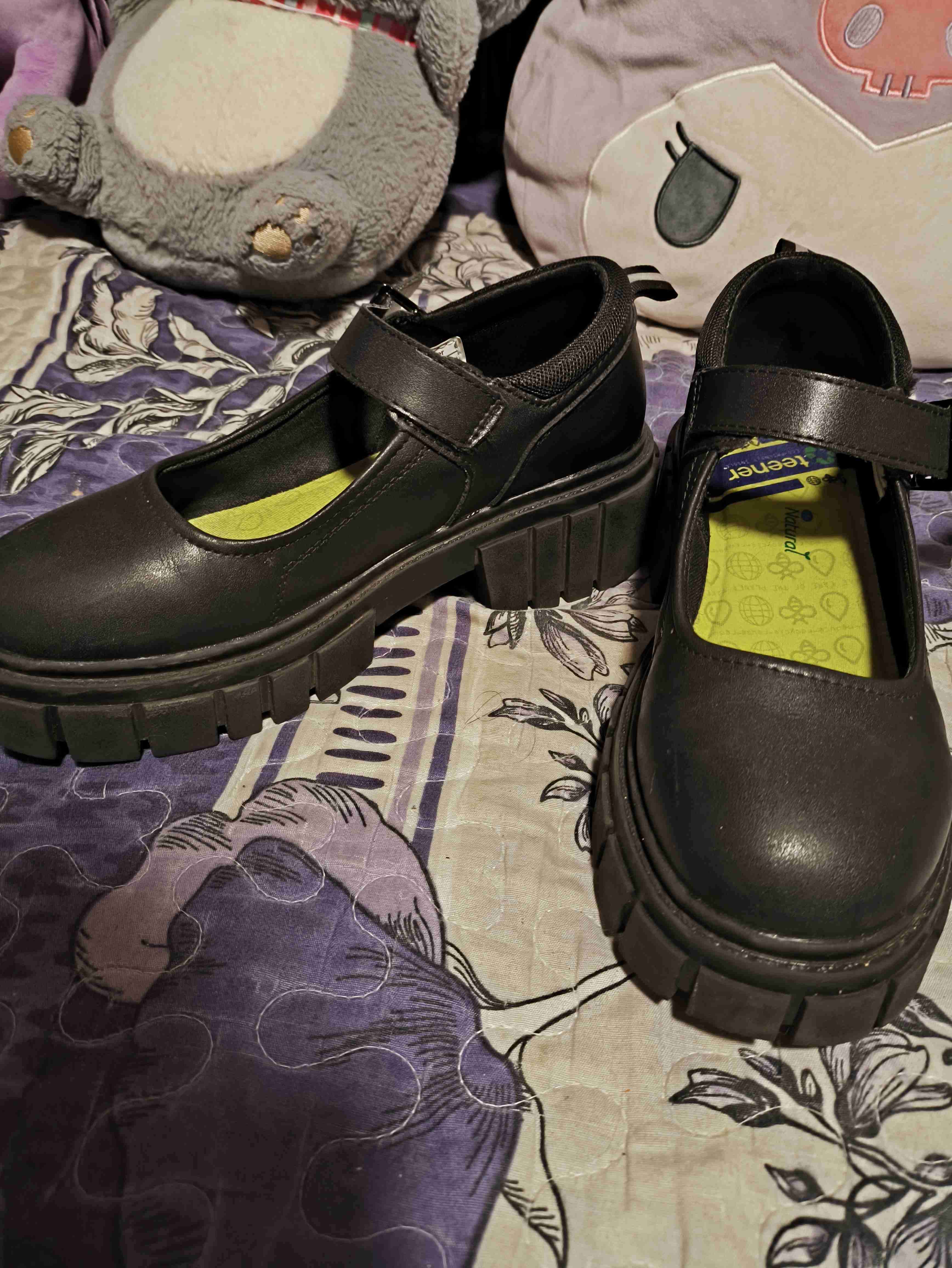 Zapatos escolares negros talla 37 - miniatura 2