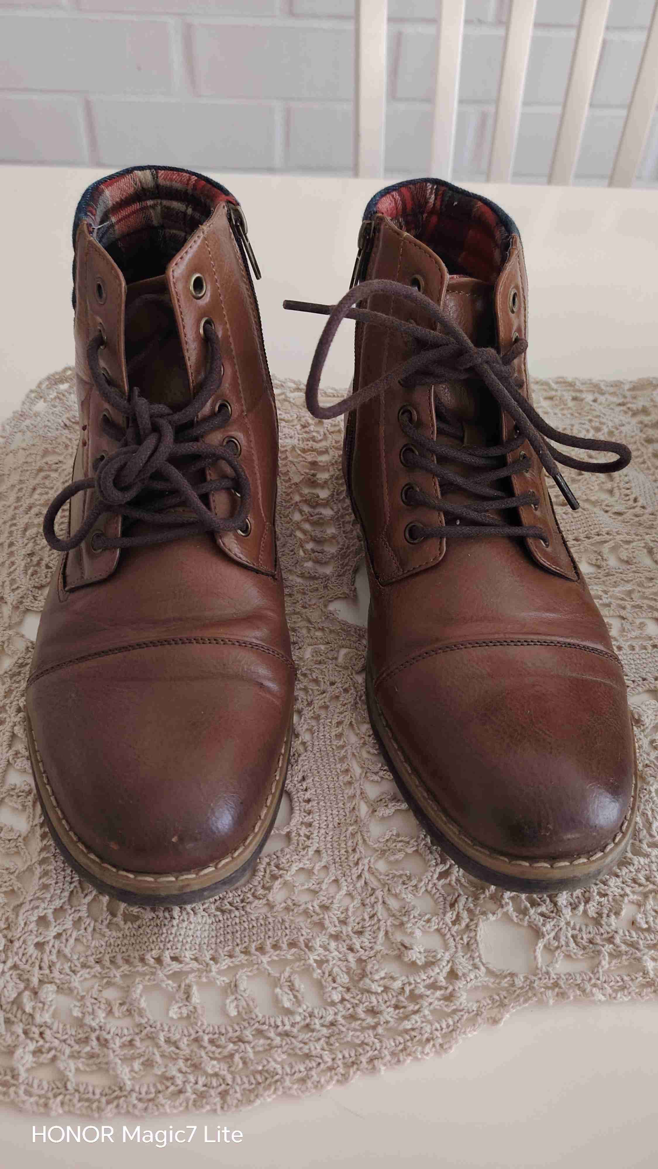 Botas de cuero marrón - miniatura 2