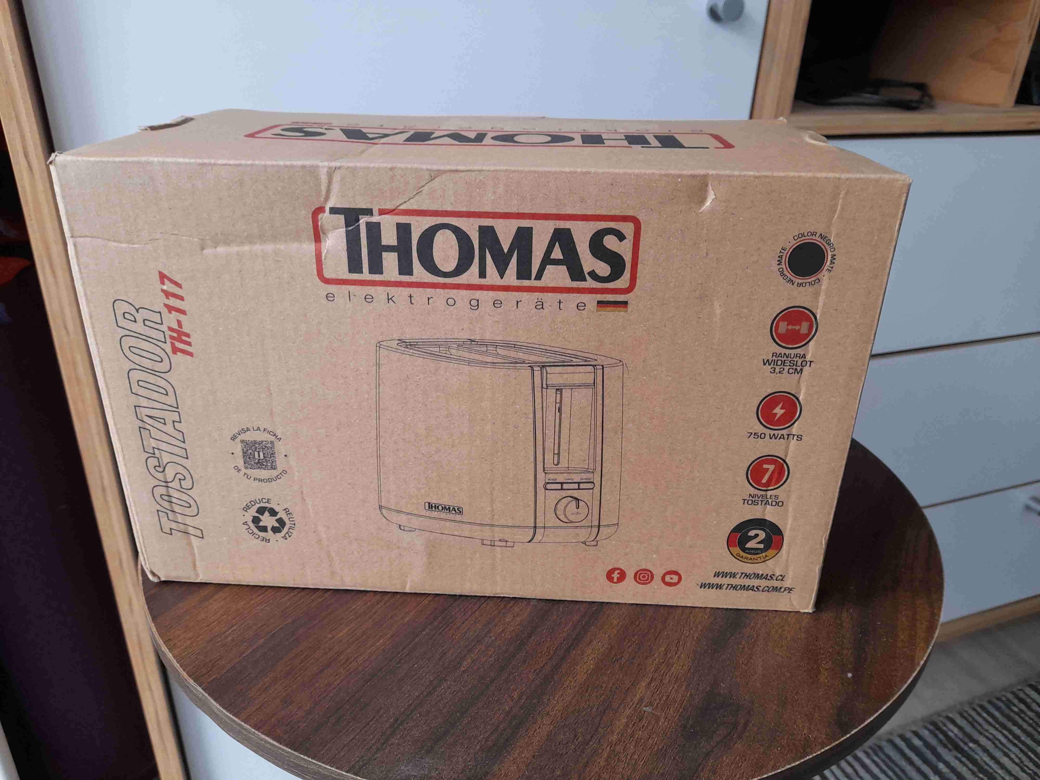 Tostador Thomas TH-117 nuevo