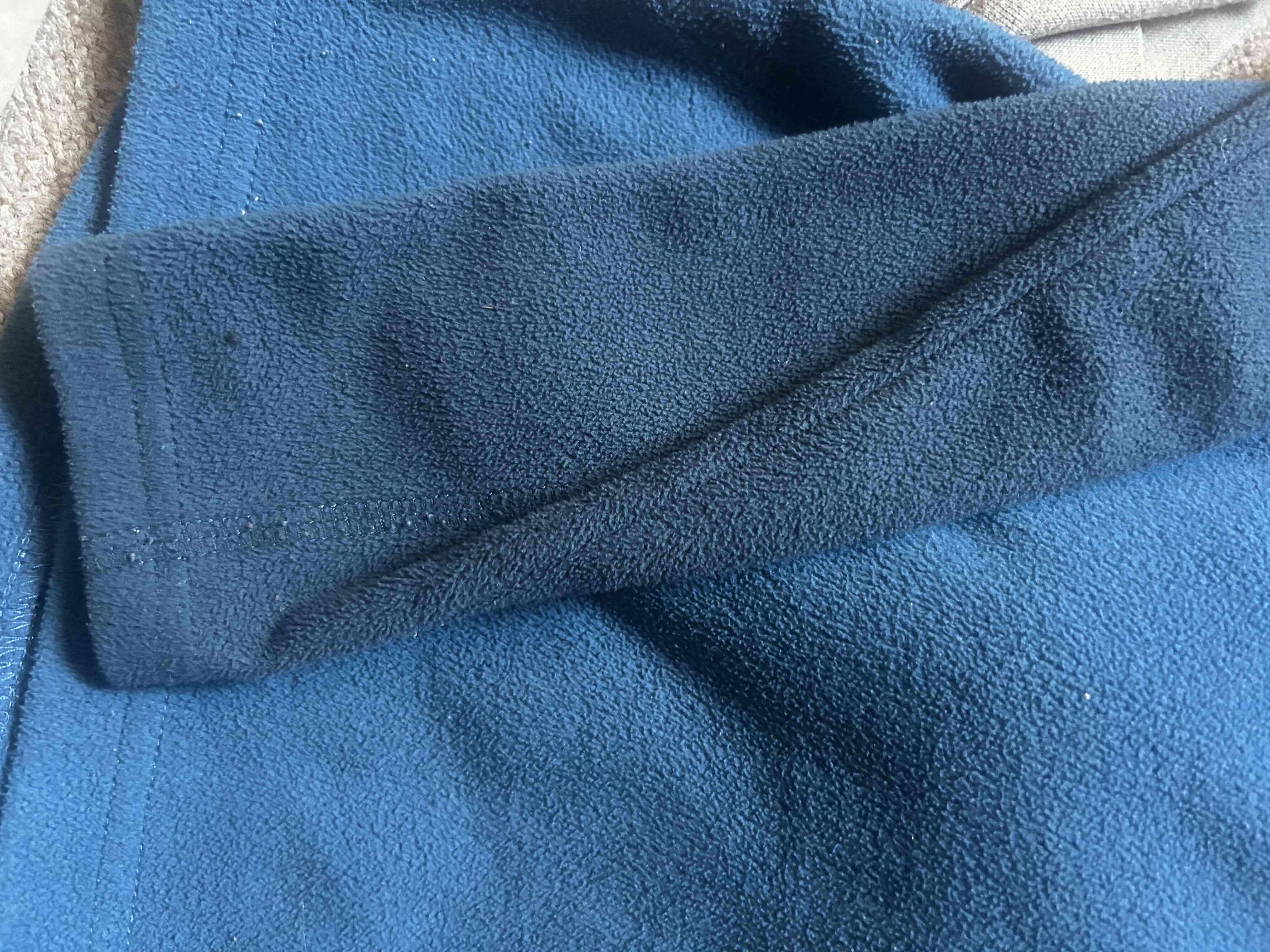 Polerón azul con capucha 9/10 años - miniatura 2