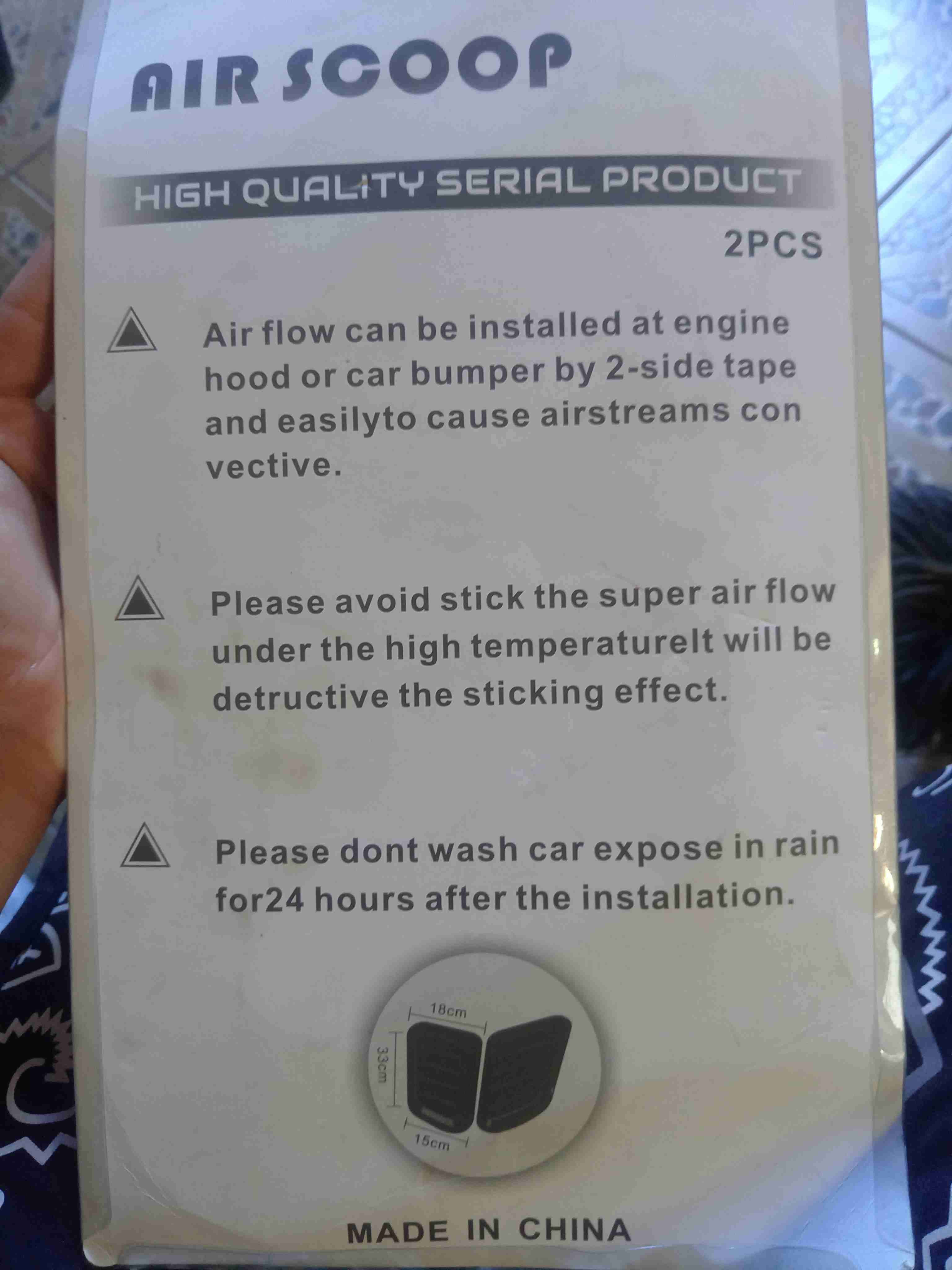 Juego de entradas de aire TM-368 - miniatura 2