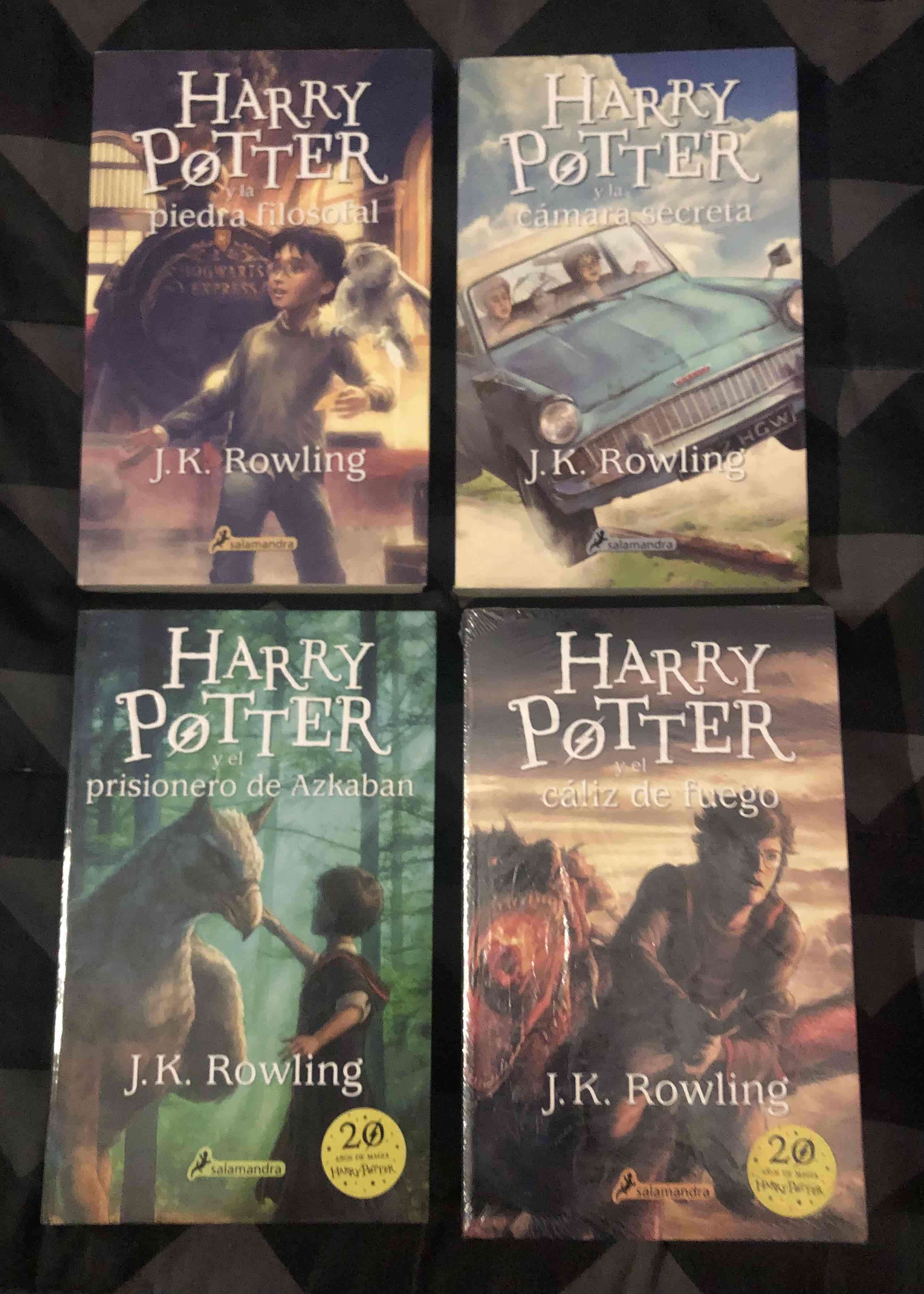 Set 4 libros Harry Potter