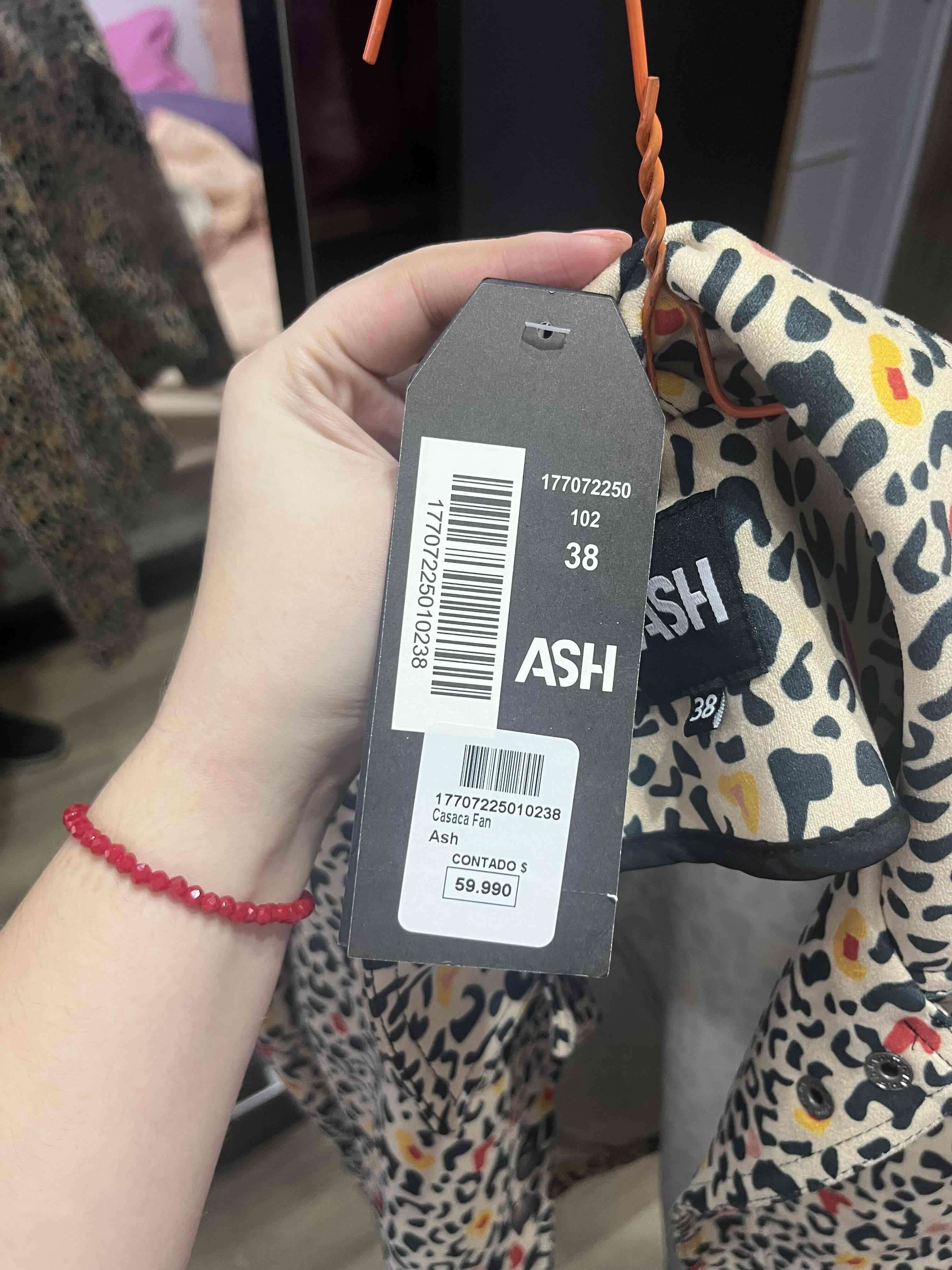 Chaqueta marca ASH estampado animal print - miniatura 3