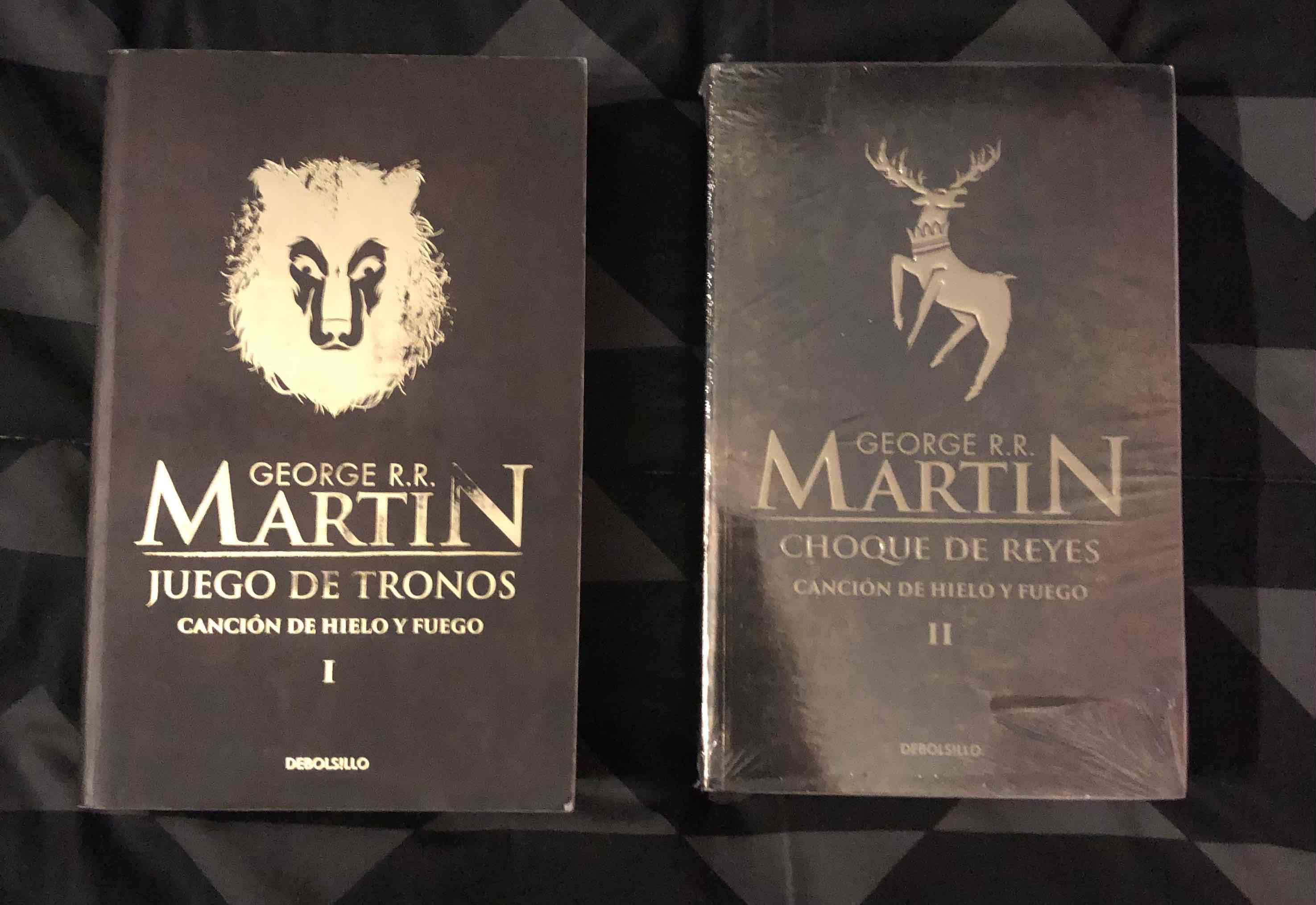 Libros Juego de Tronos y Choque de Reyes