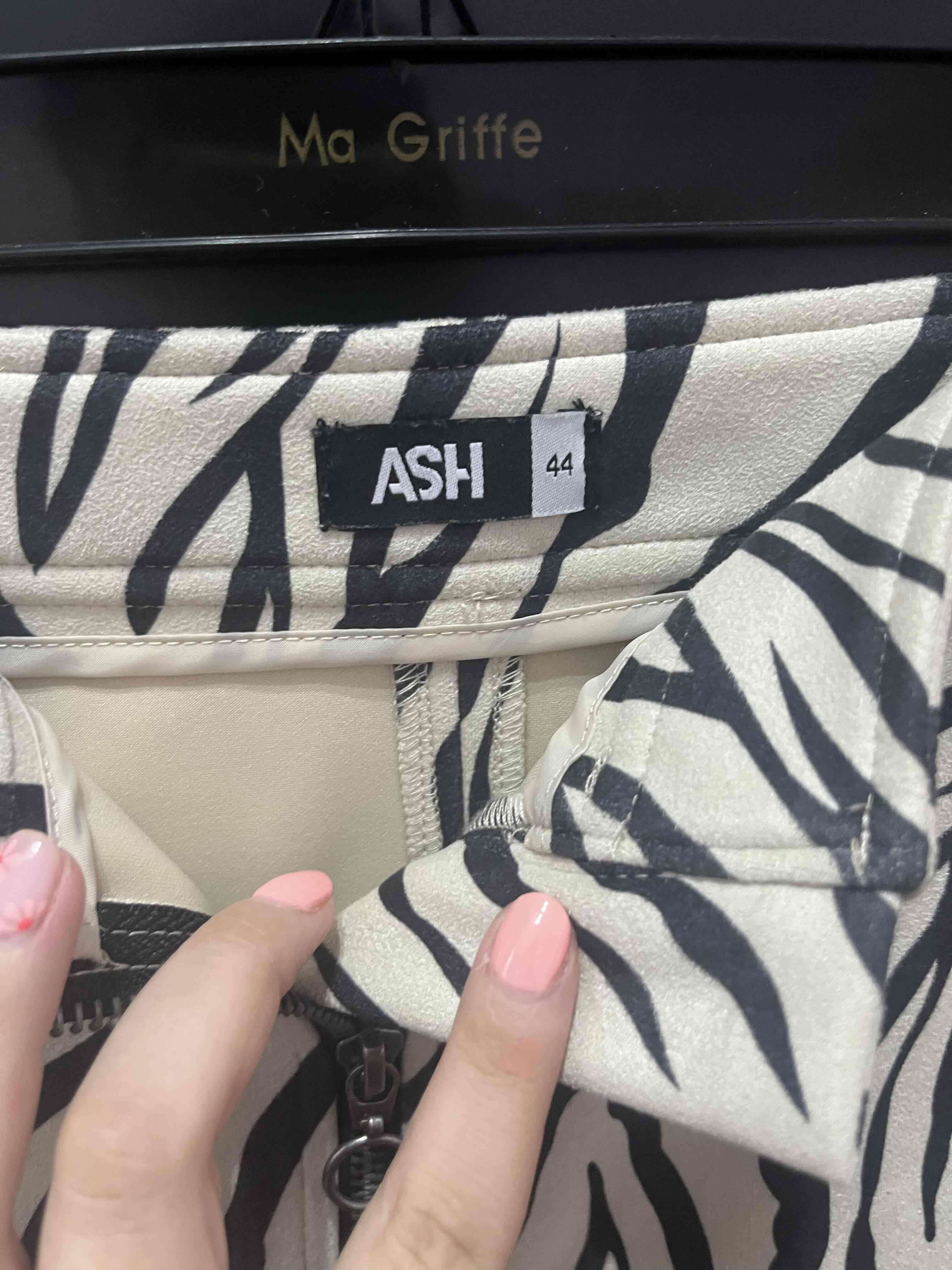 Falda marca ASH estampado cebra con cierre - miniatura 2