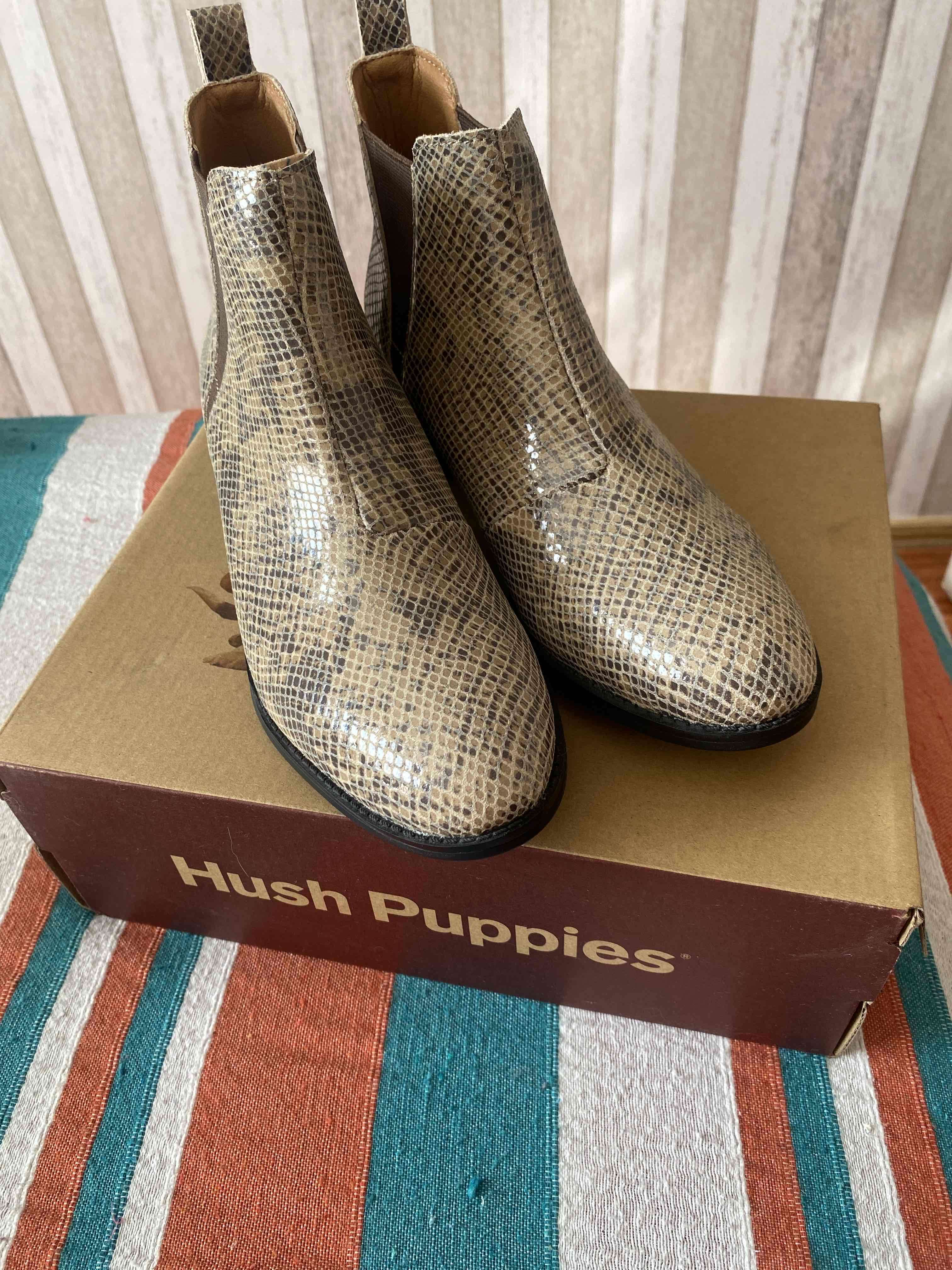 Botines de cuero snake print - miniatura 2