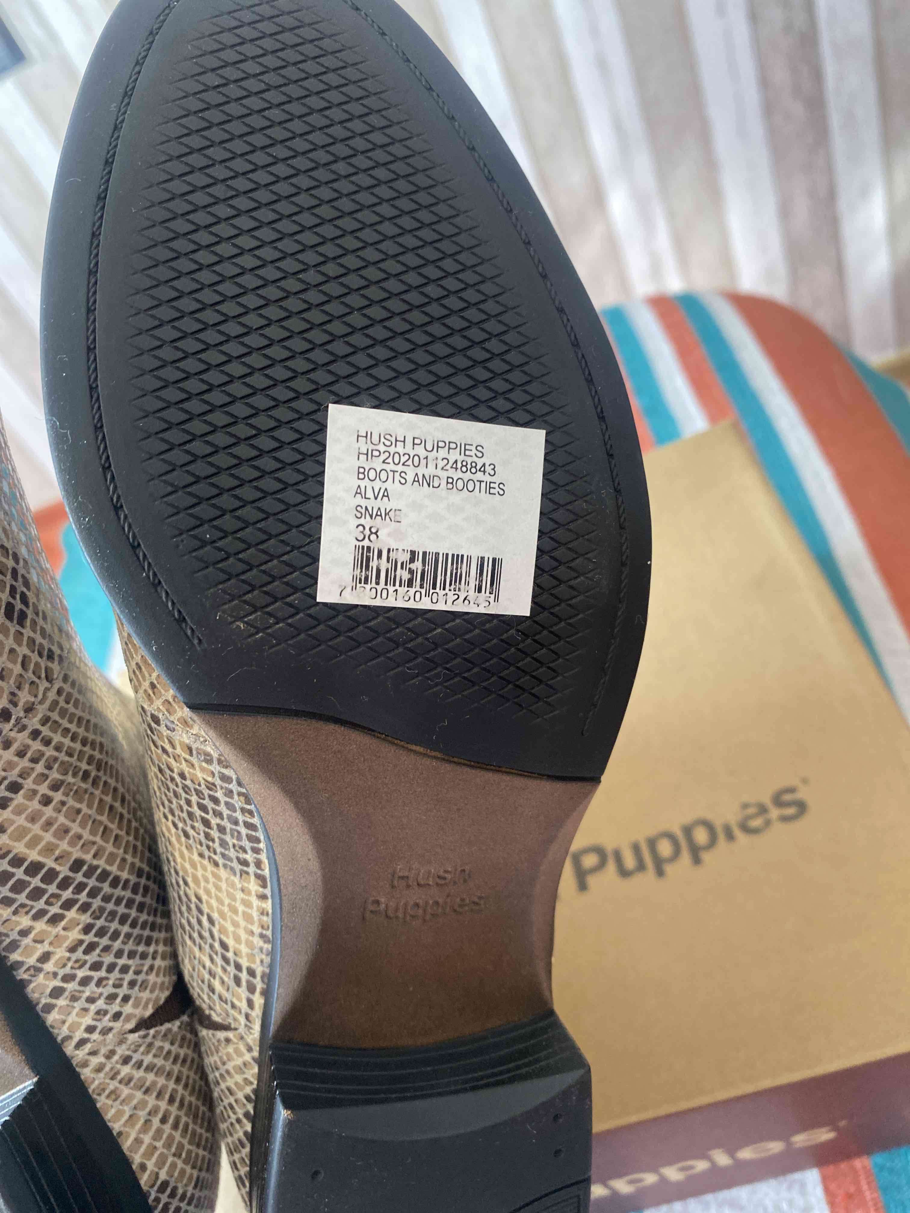 Botines de cuero snake print - miniatura 4