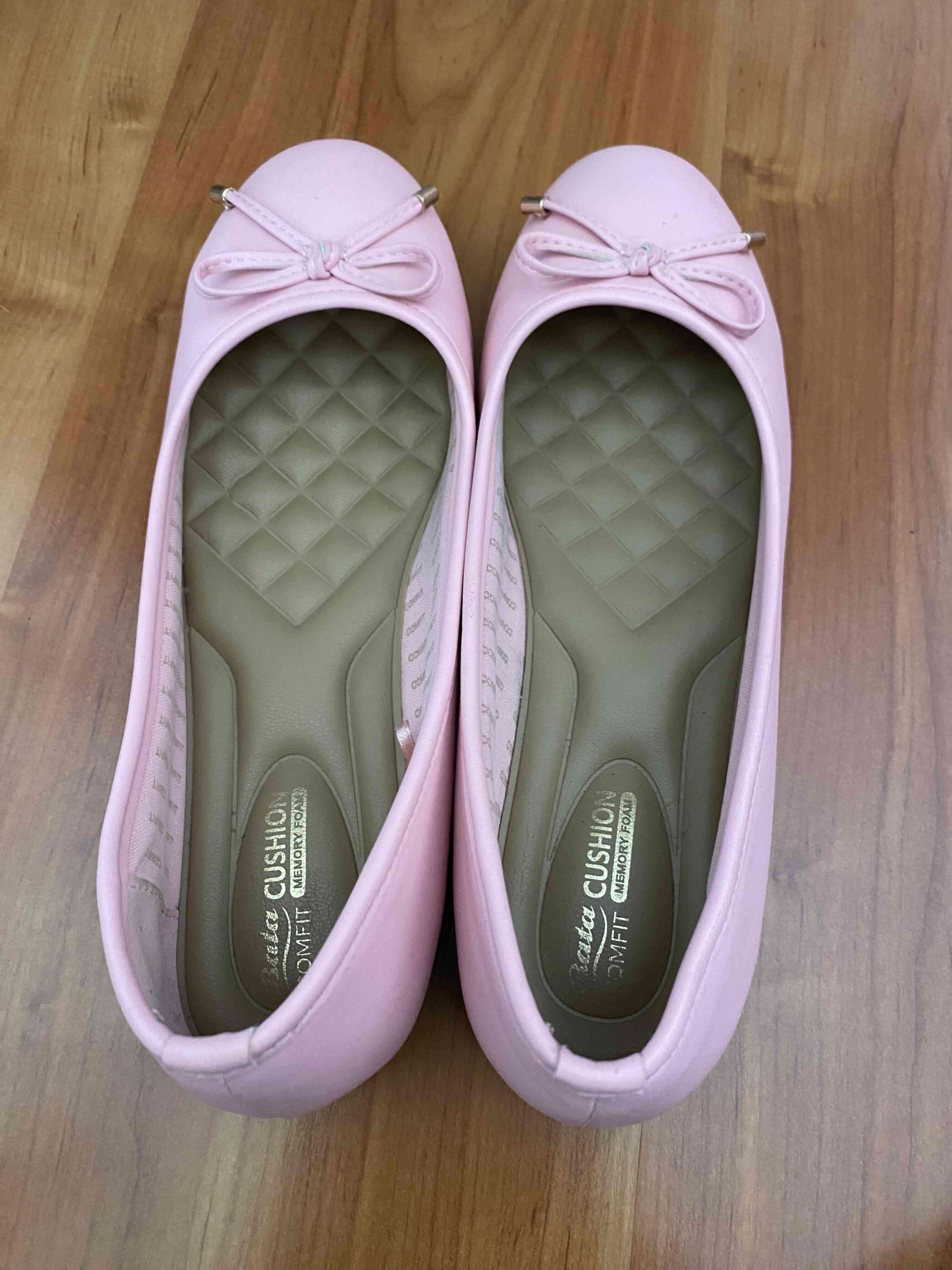 Bailarinas rosadas con moño - miniatura 2