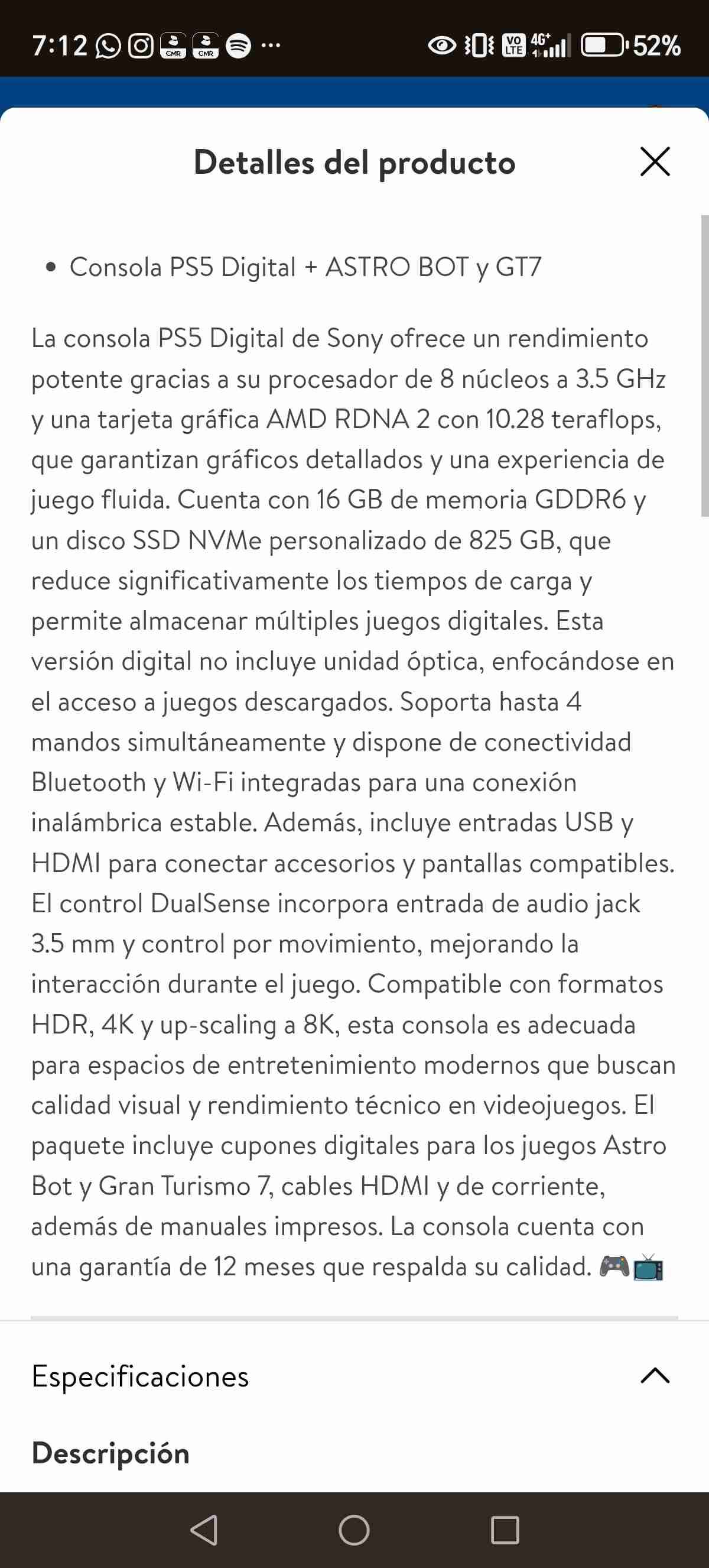 Consola de videojuegos con mando - miniatura 2
