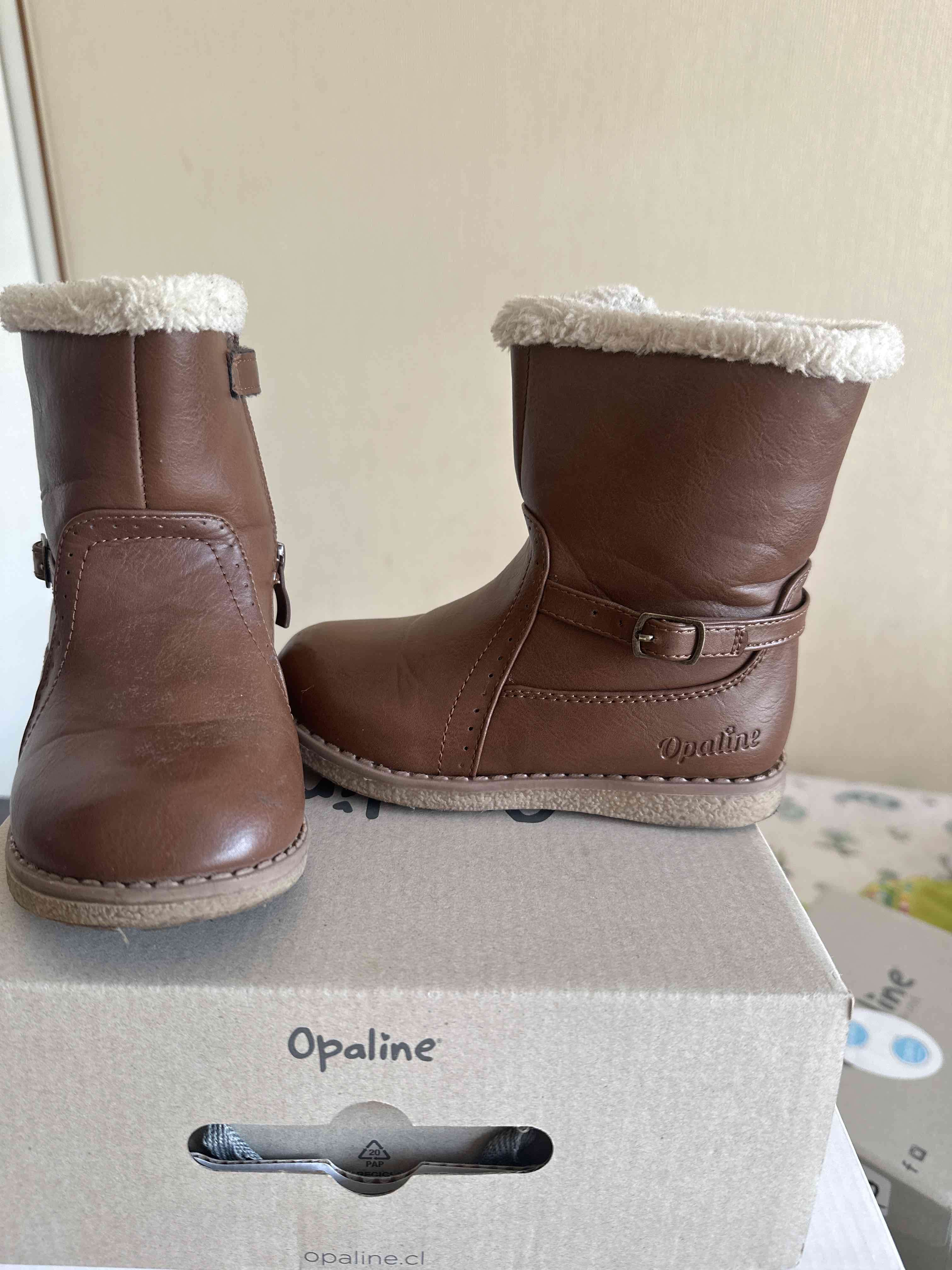 Botas infantiles Opaline café - miniatura 2