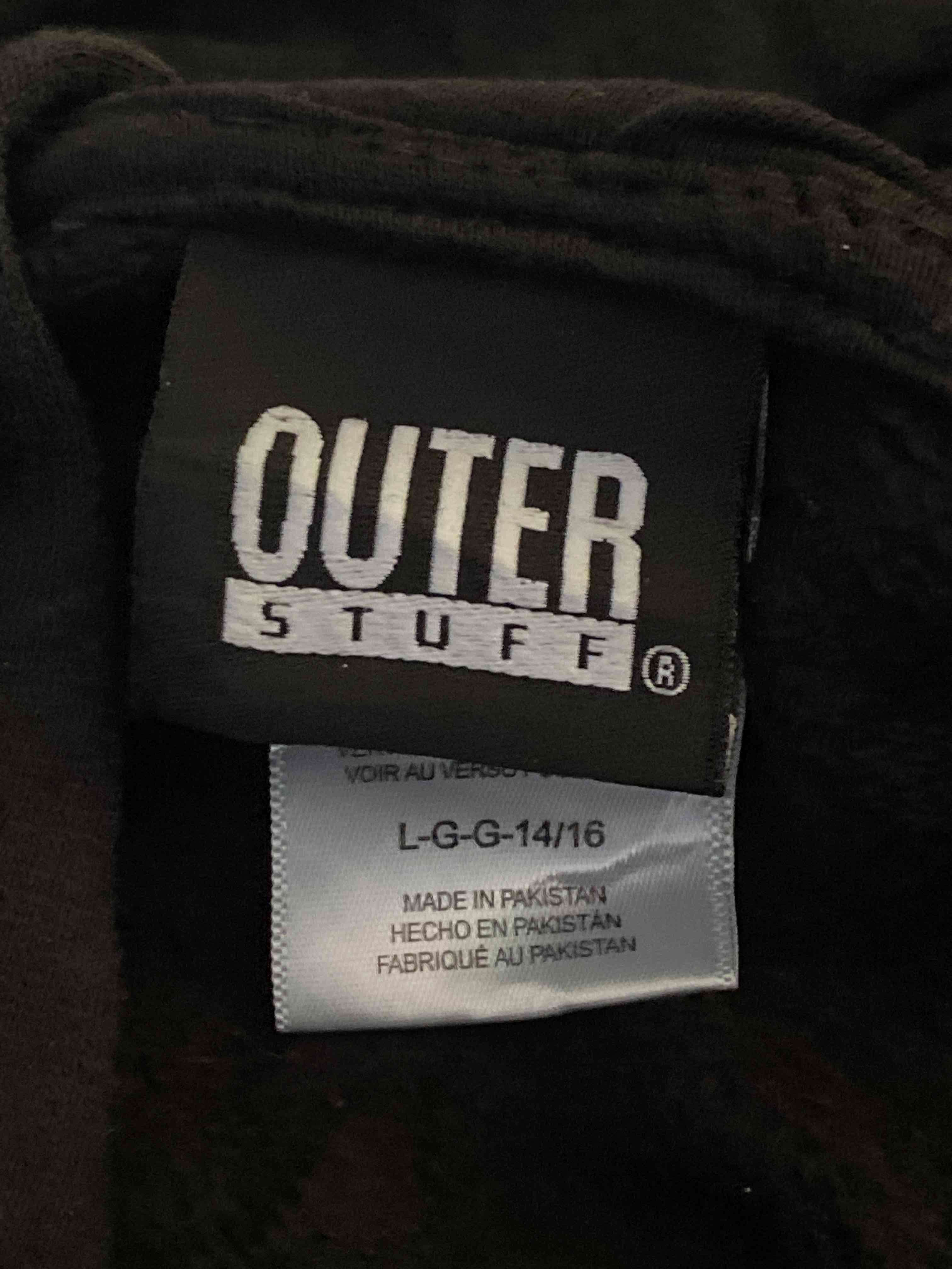 Polerón negro con capucha y logo - miniatura 3