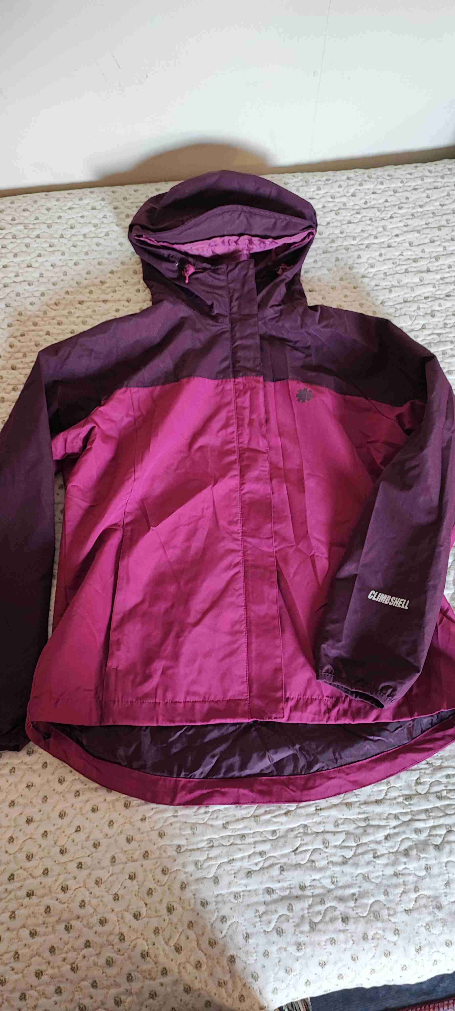 Chaqueta impermeable morada - miniatura 2