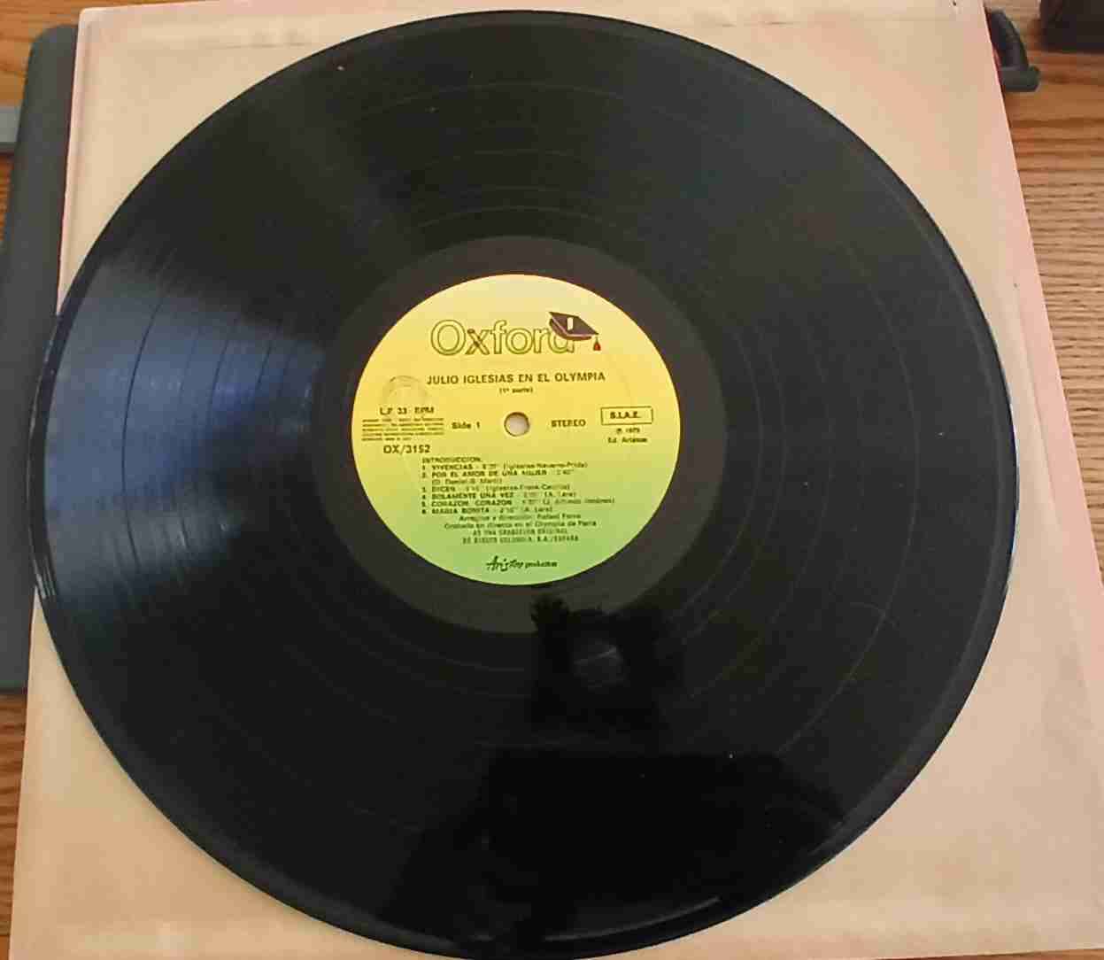 Vinilo Julio Iglesias Olympia 1° parte - miniatura 4