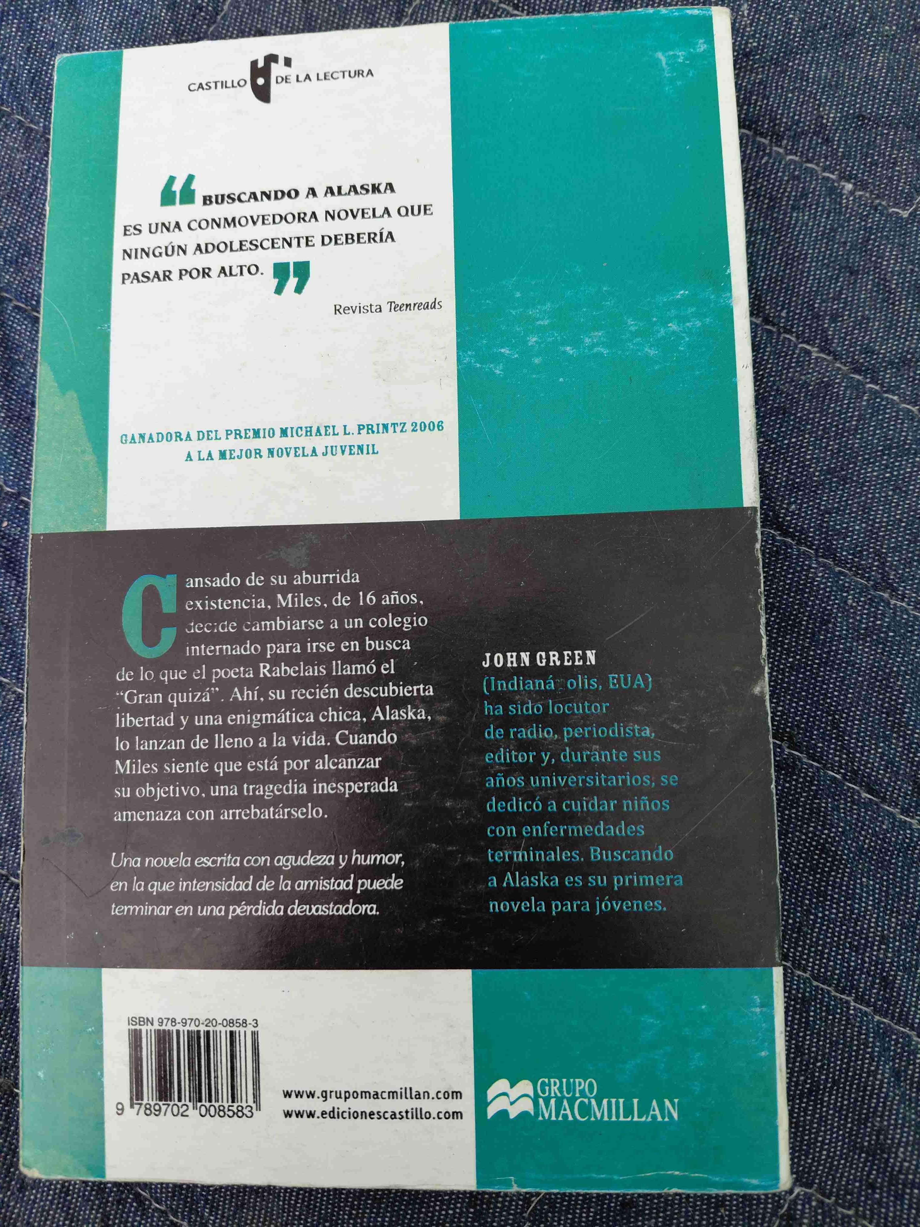 Libro 'Buscando a Alaska' John Green - miniatura 3