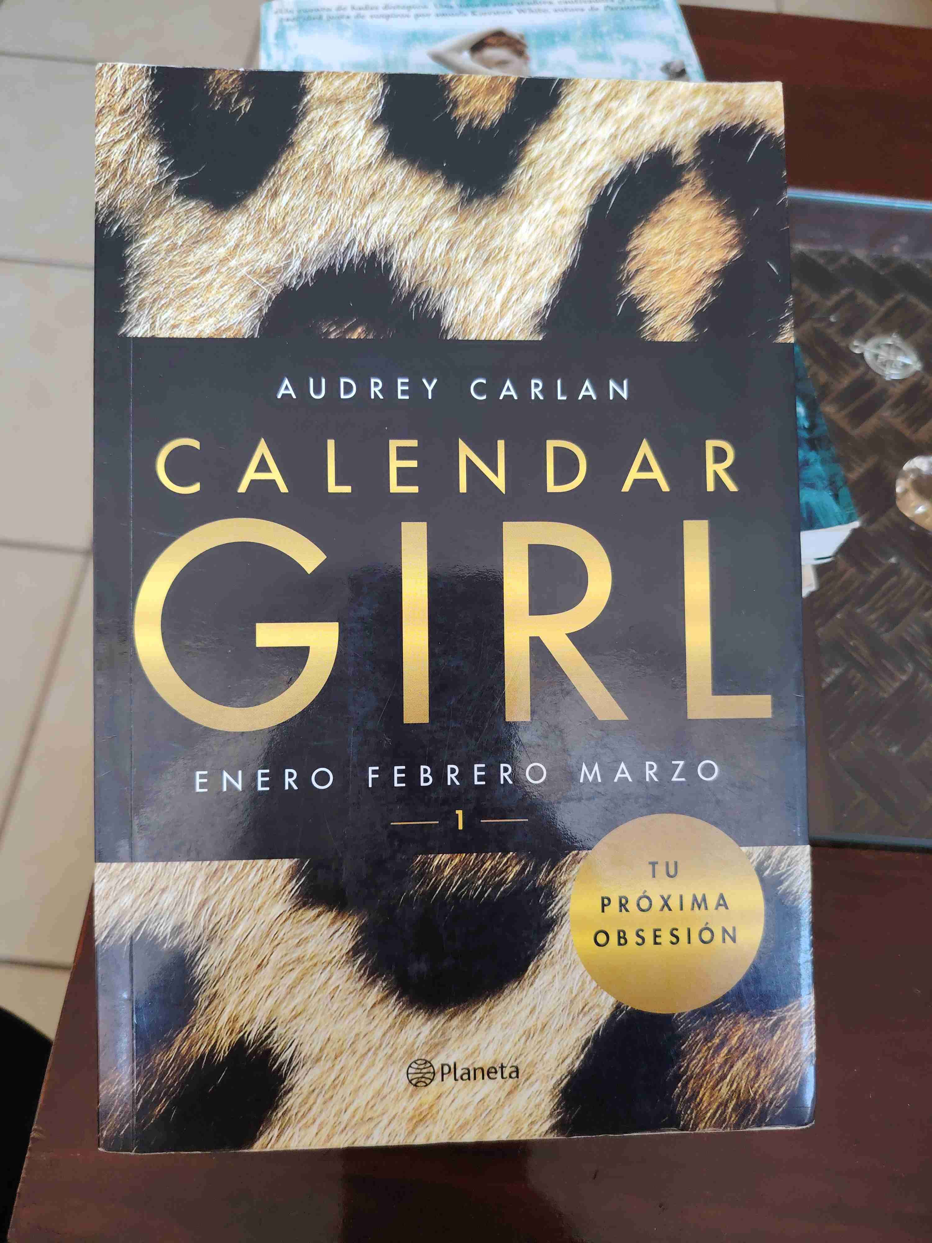 Libro Calendar Girl Enero-Febrero-Marzo
