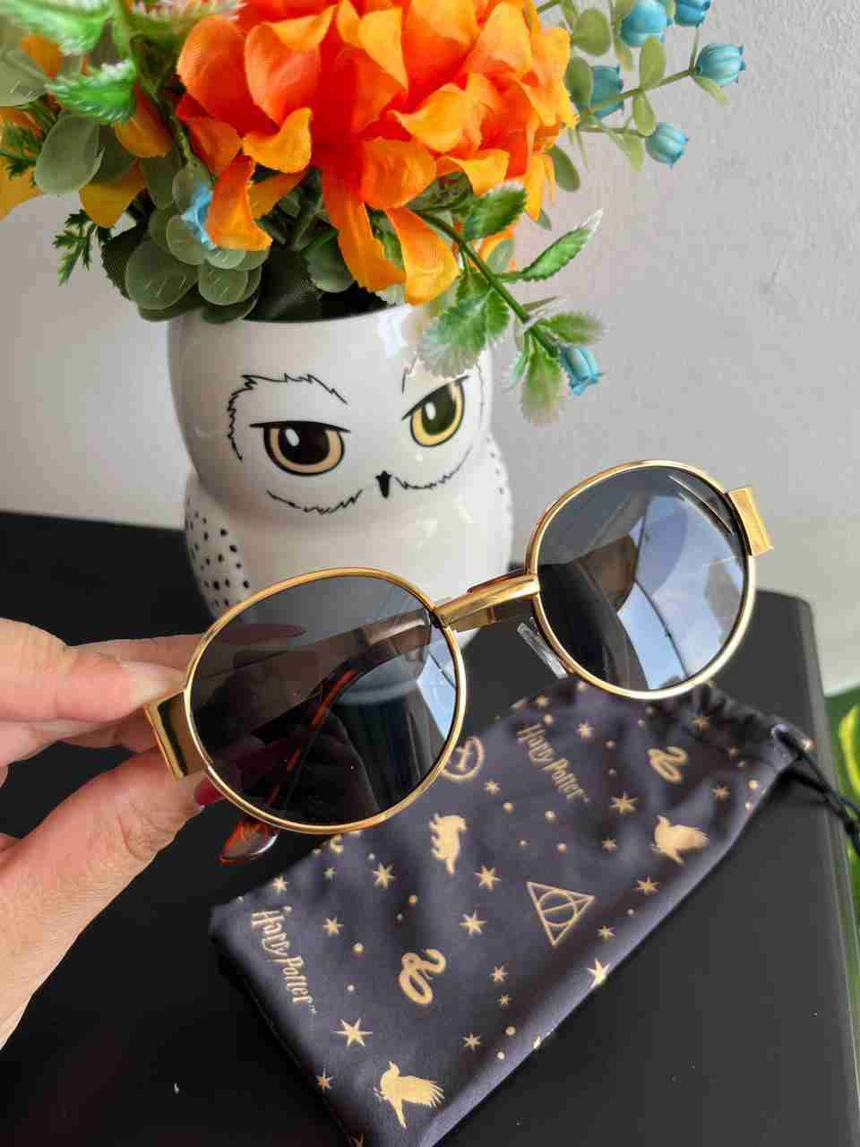 Lentes de sol dorados Harry Potter - miniatura 3