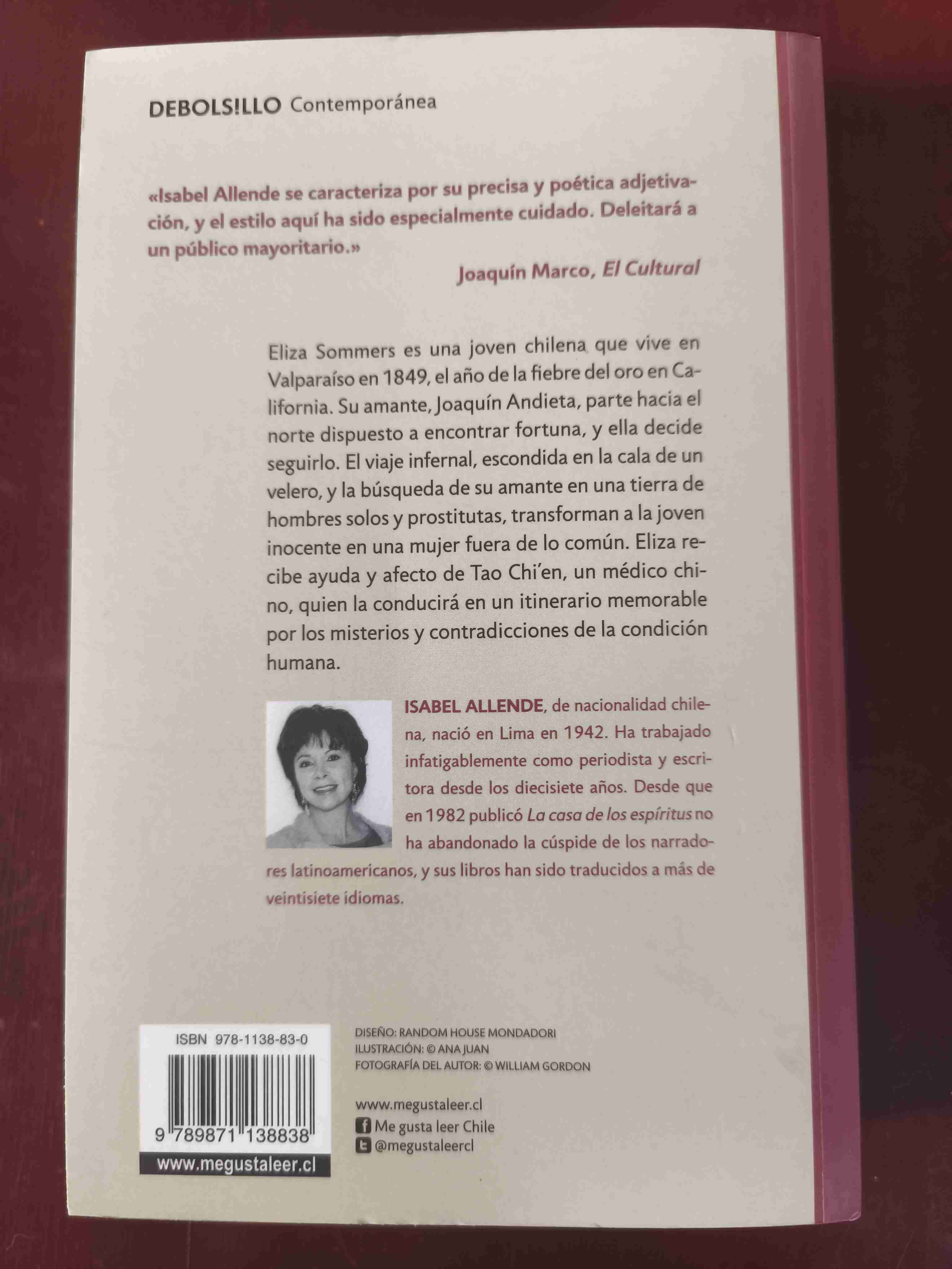 Libro 'Hija de la fortuna' de Isabel Allende - miniatura 2