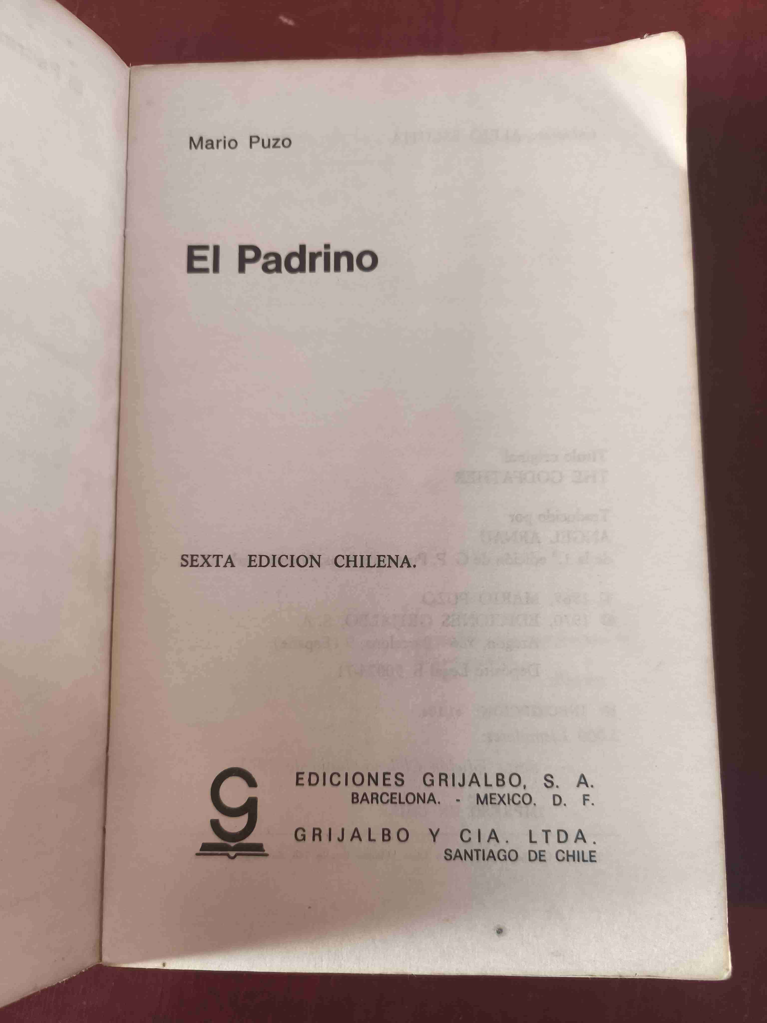 Libro El Padrino de Mario Puzo - miniatura 2