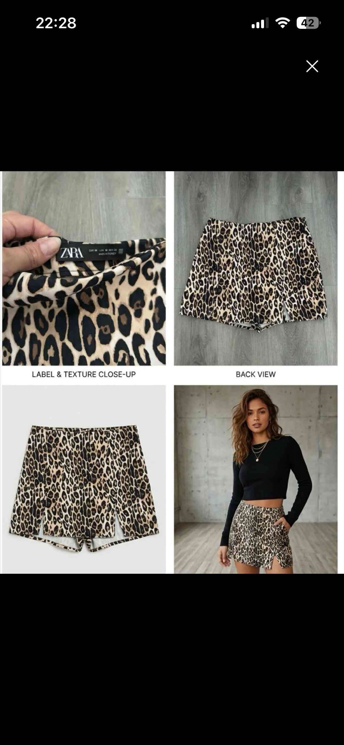 Falda Short print leopardo 🐆 - miniatura 4