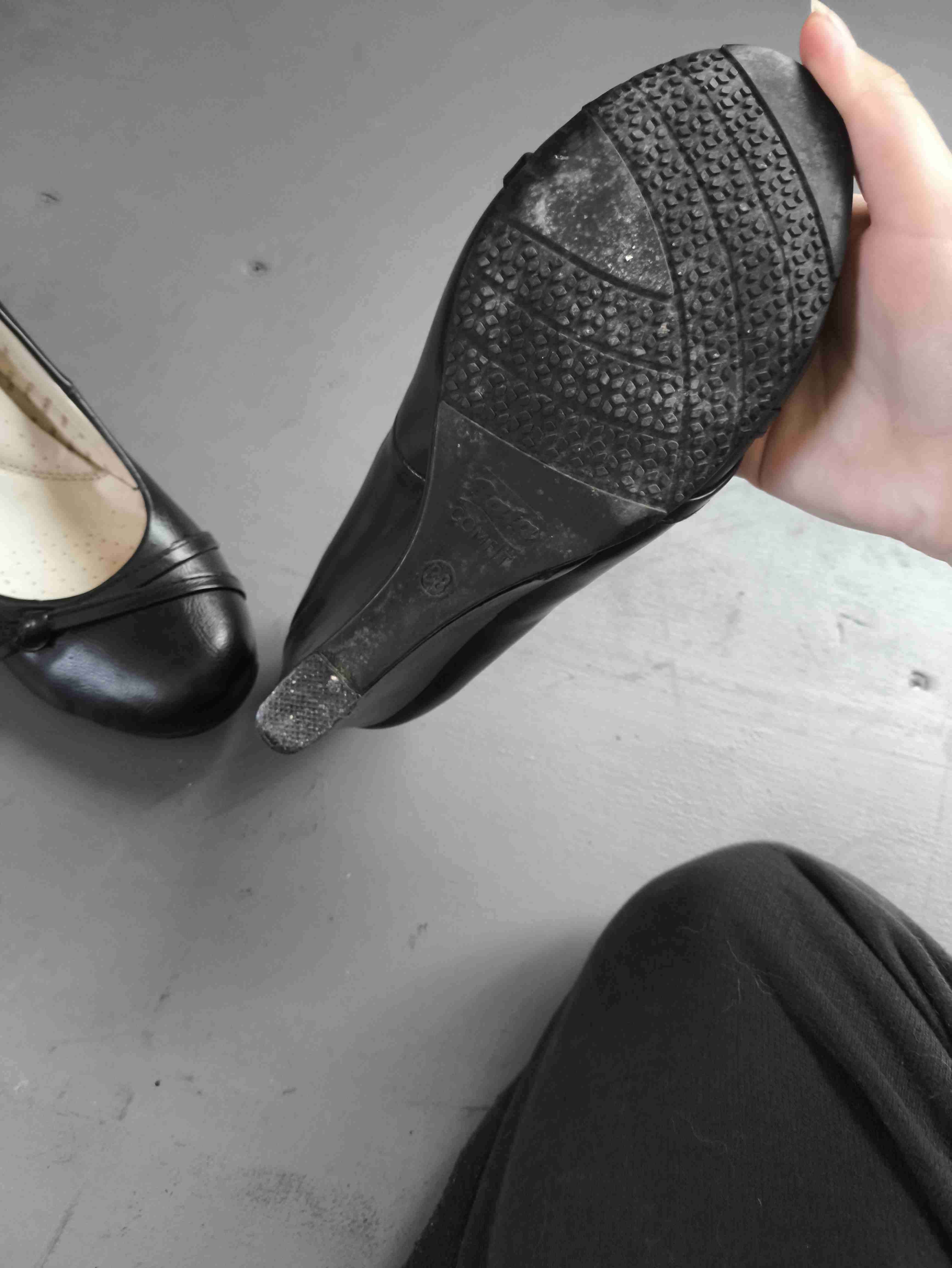 Zapatos negros de cuero talla 37 - miniatura 4