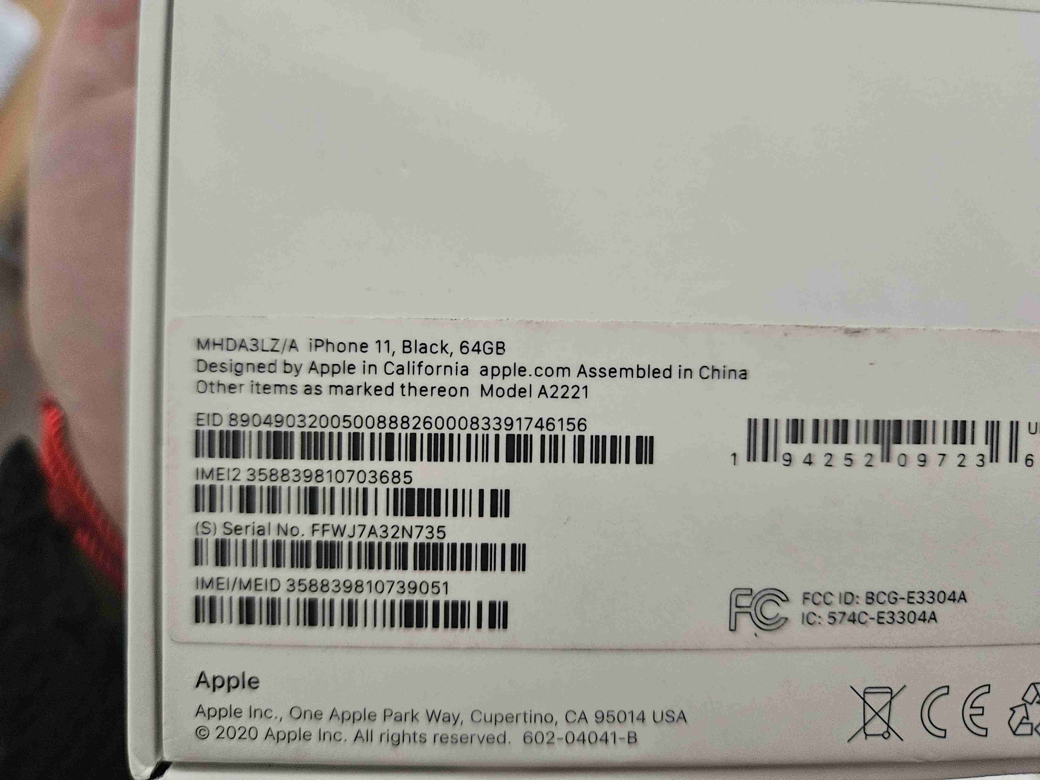 Iphone 11 black 64gb  en caja original - miniatura 3