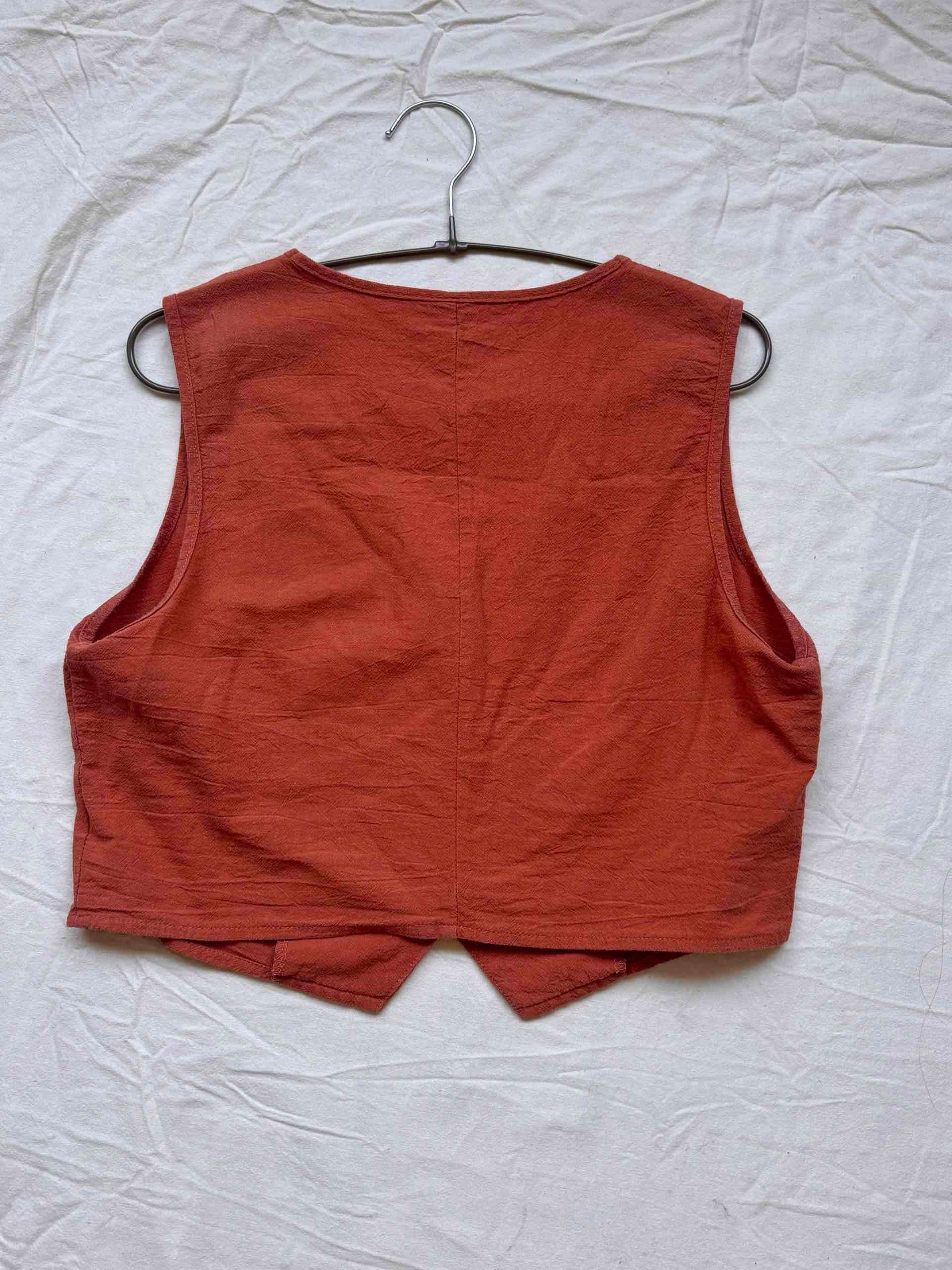Chaleco sin mangas terracota - miniatura 2