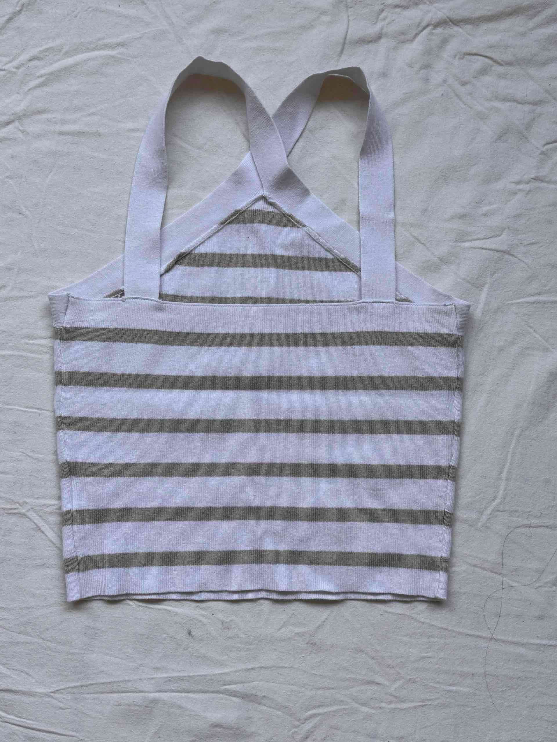 Top rayado de tirantes cruzados - miniatura 2