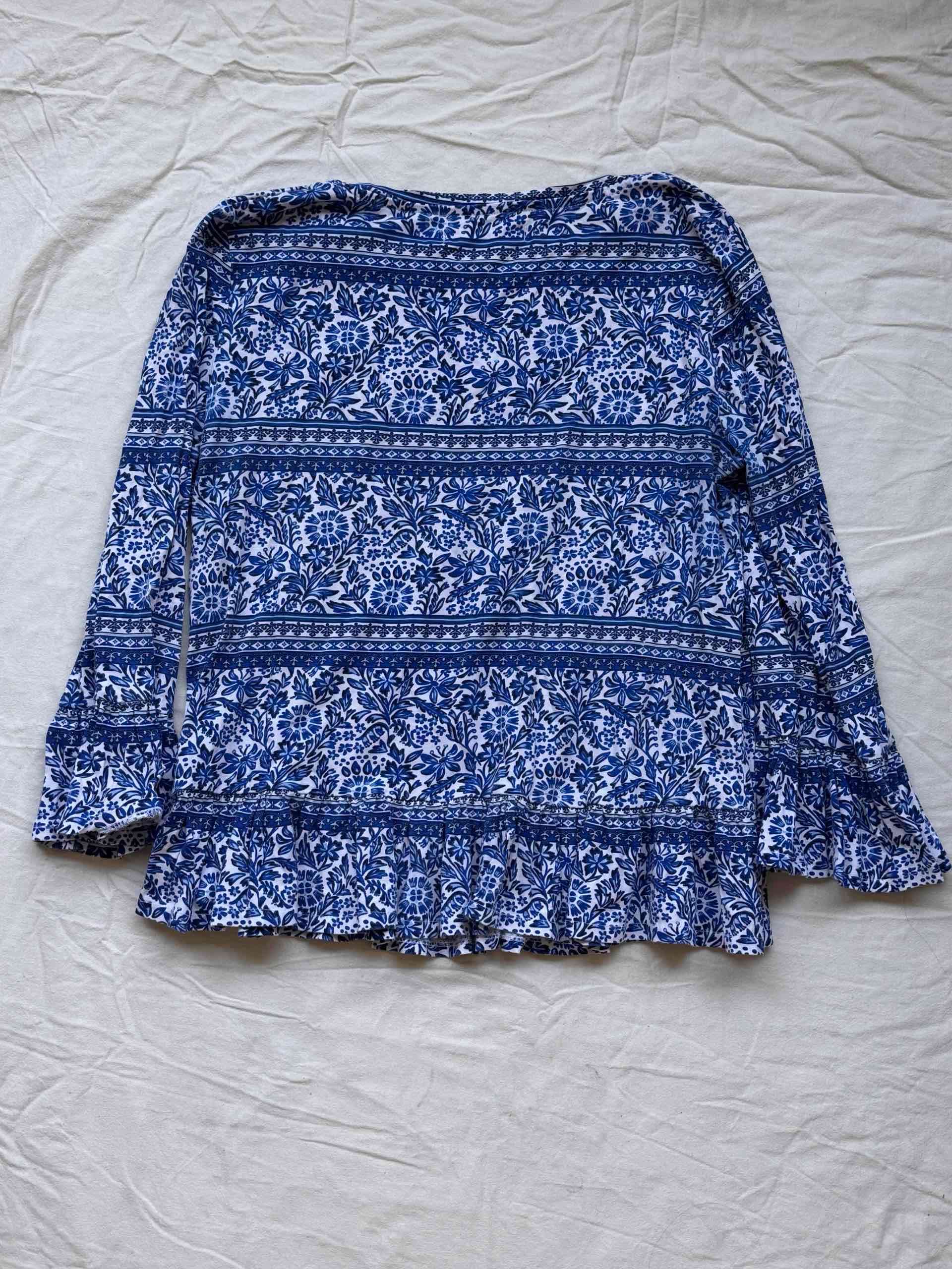 Blusa estampada azul - Sfera - miniatura 2