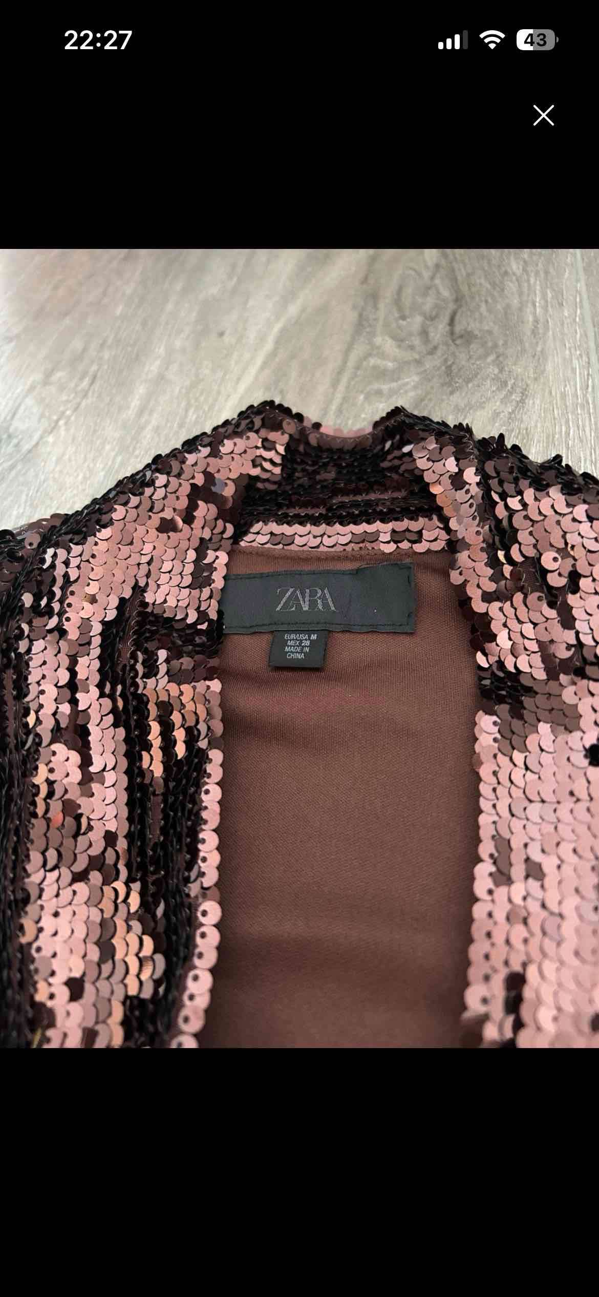 Vestido de lentejuelas ZARA - miniatura 3