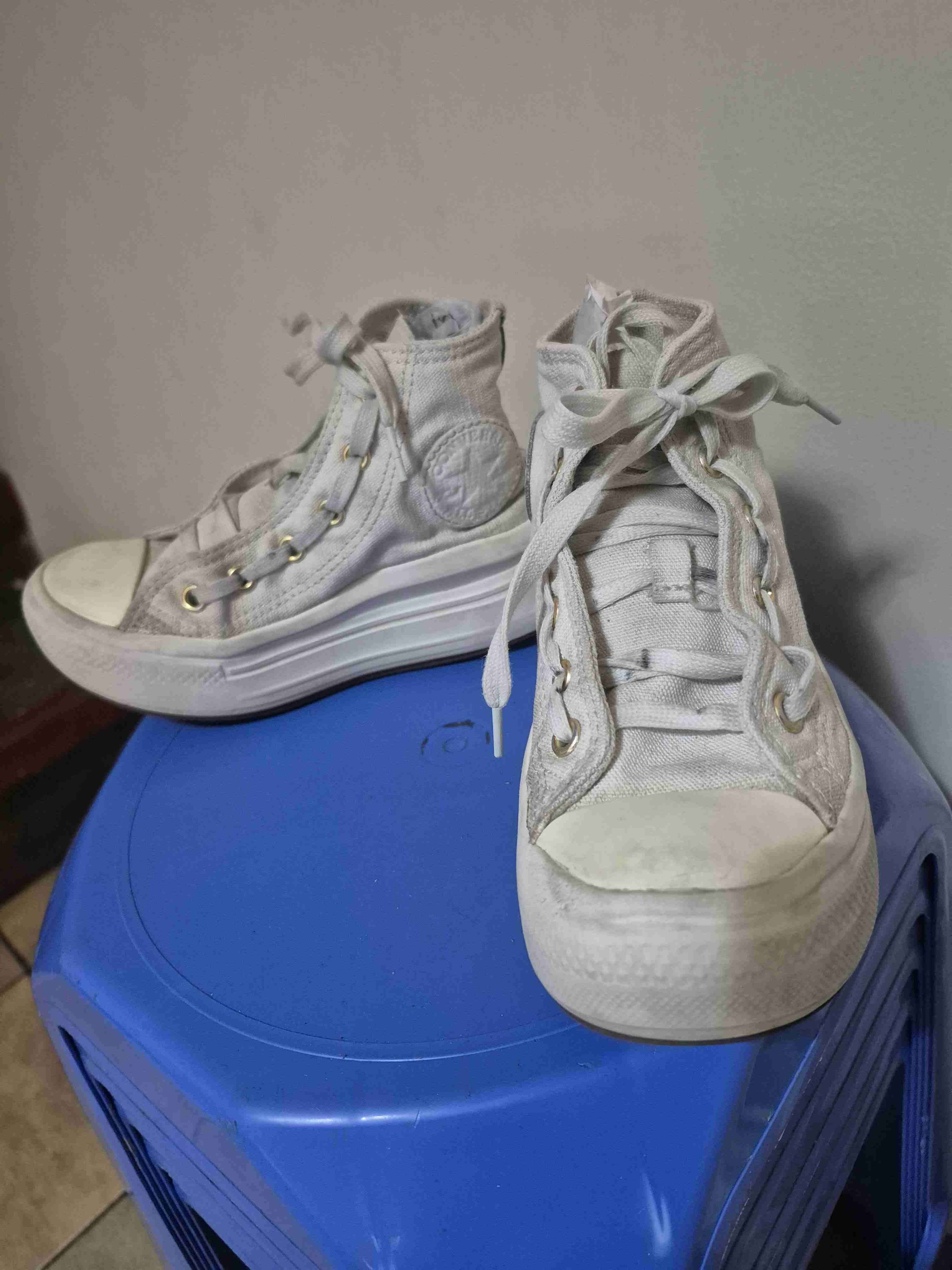 Zapatillas blancas caña alta - miniatura 3