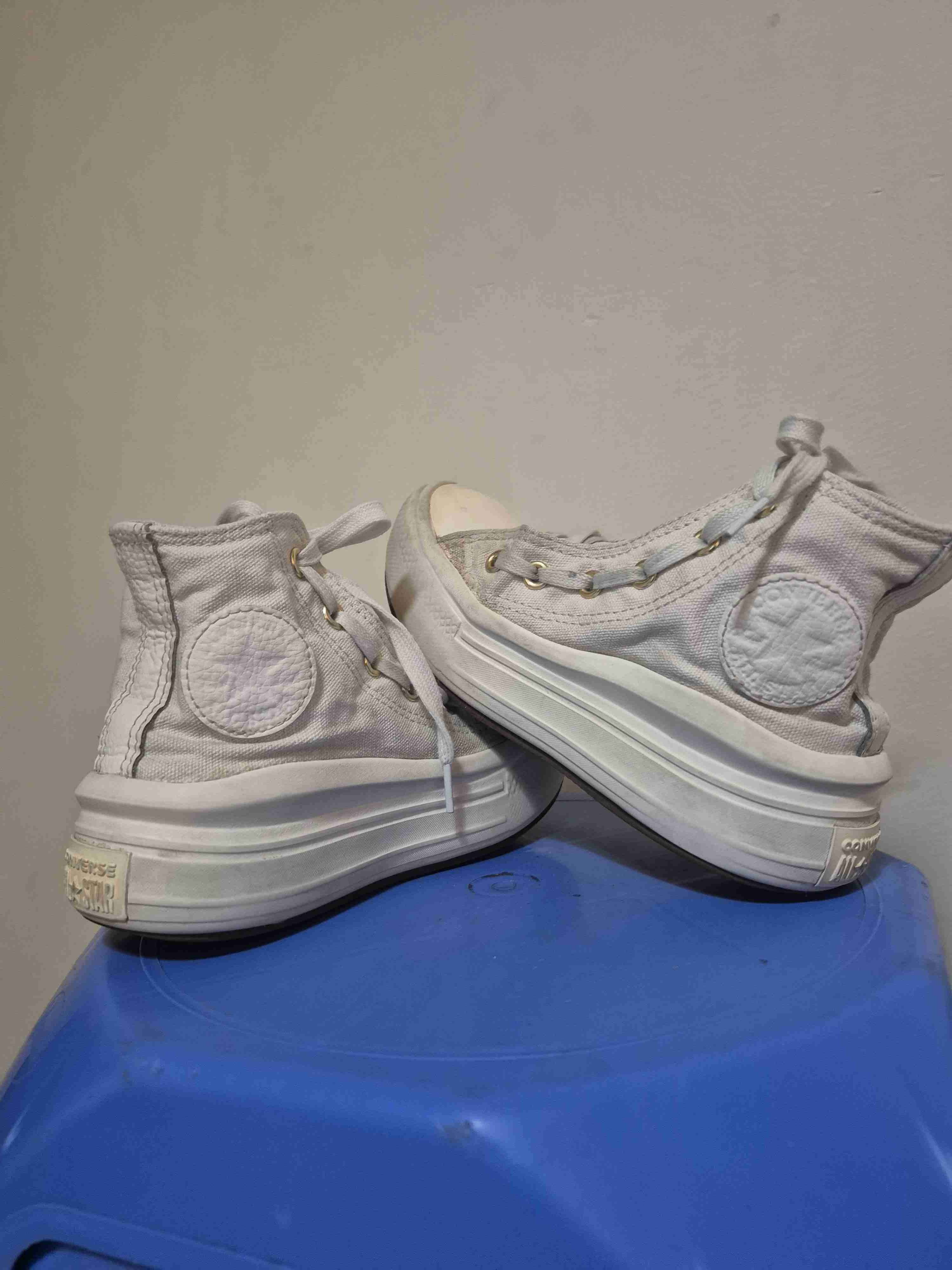 Zapatillas blancas caña alta - miniatura 4