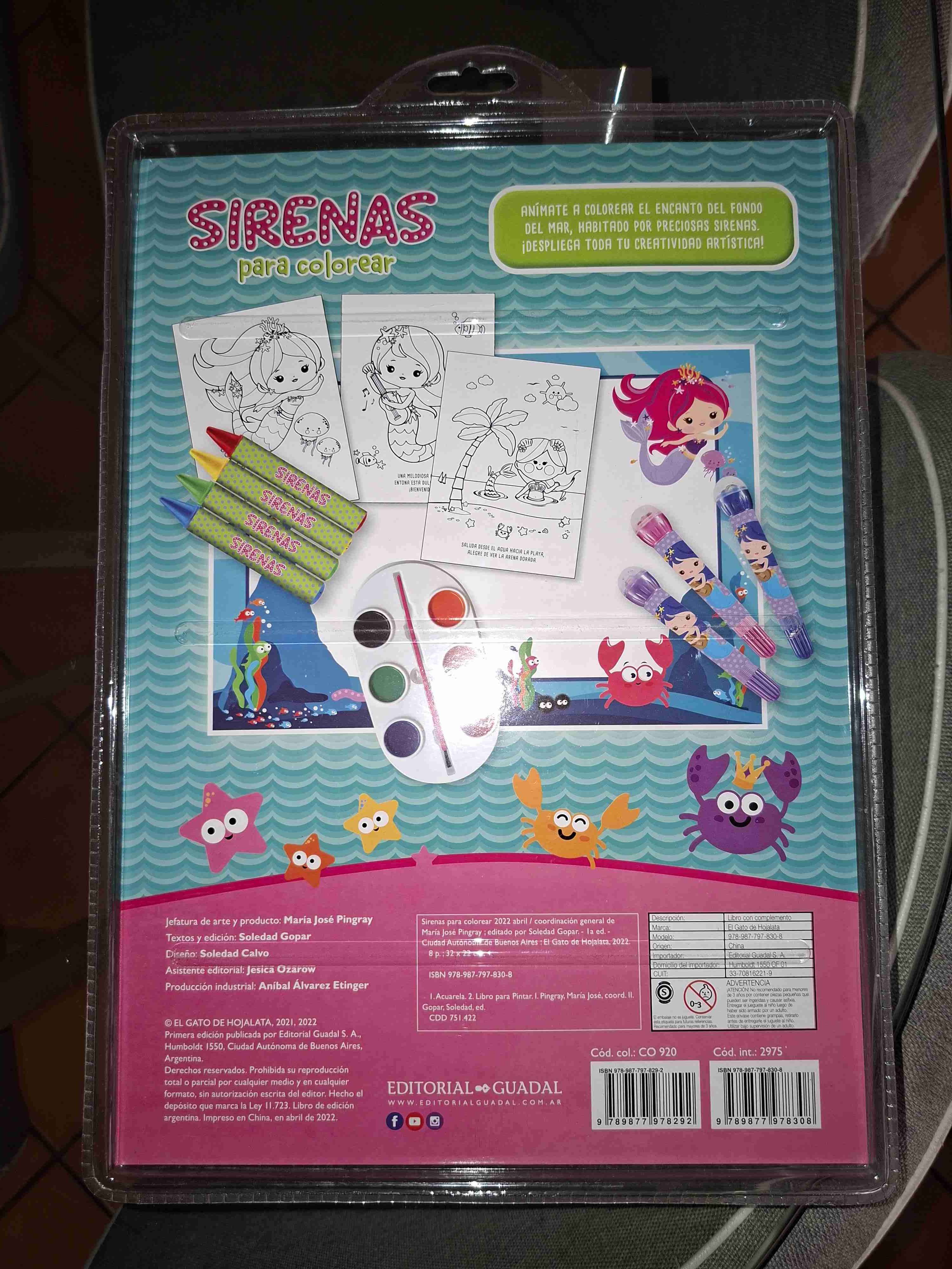 Libro Set Leo y coloreo Sirenas - miniatura 2