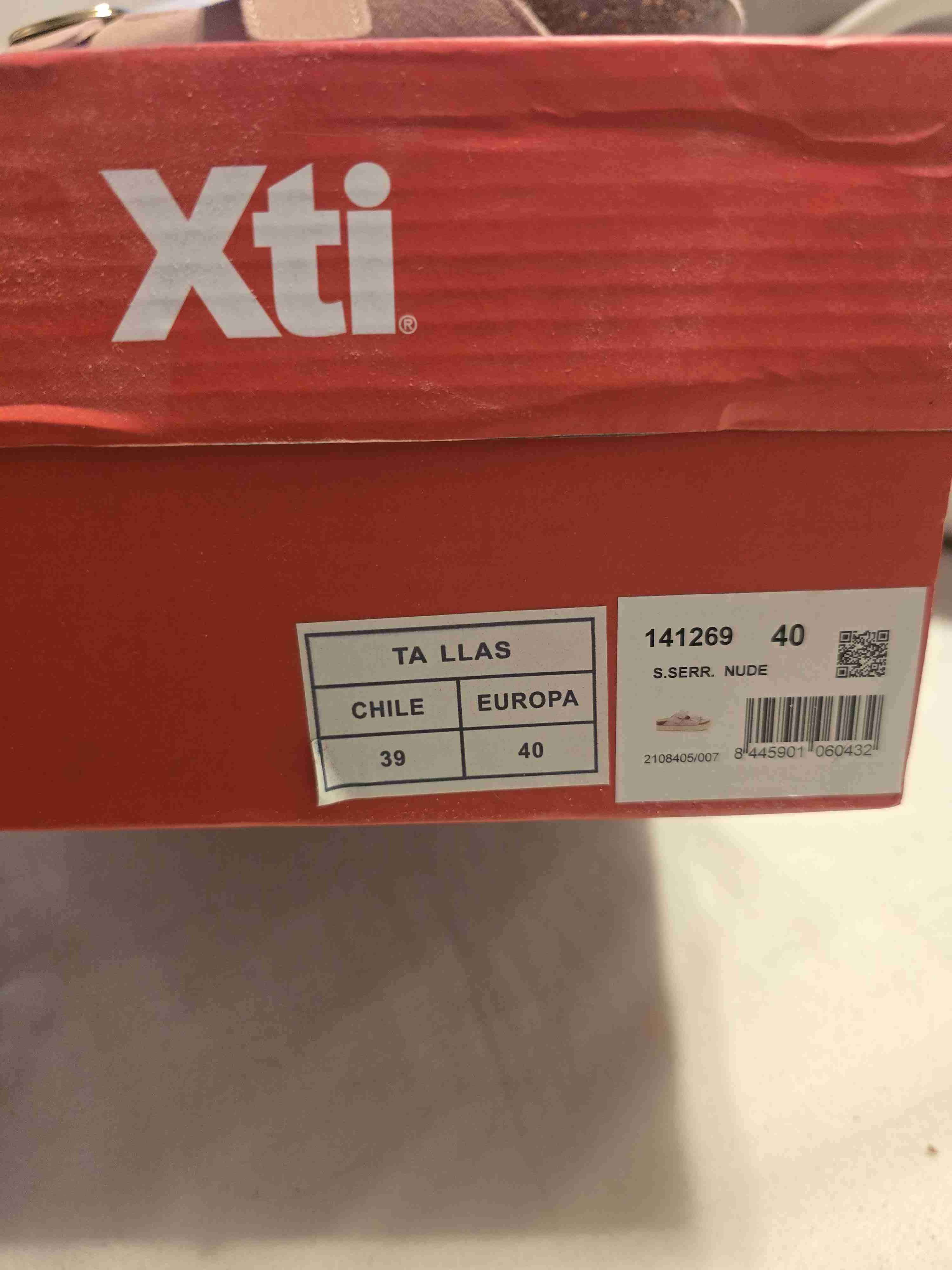 Sandalias rosadas con hebilla XTI - miniatura 3