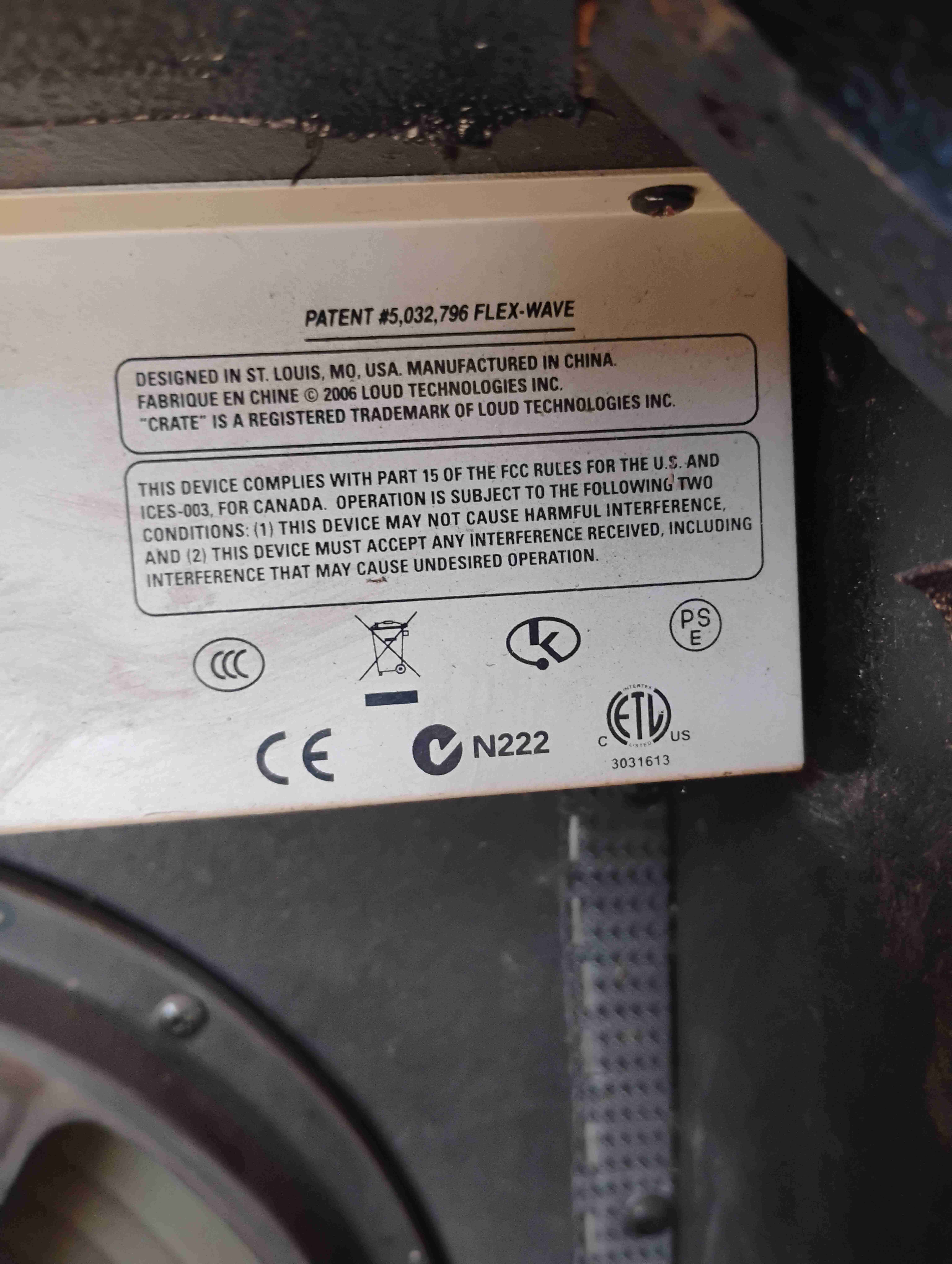 Amplificador Crate FlexWave 15R - miniatura 2