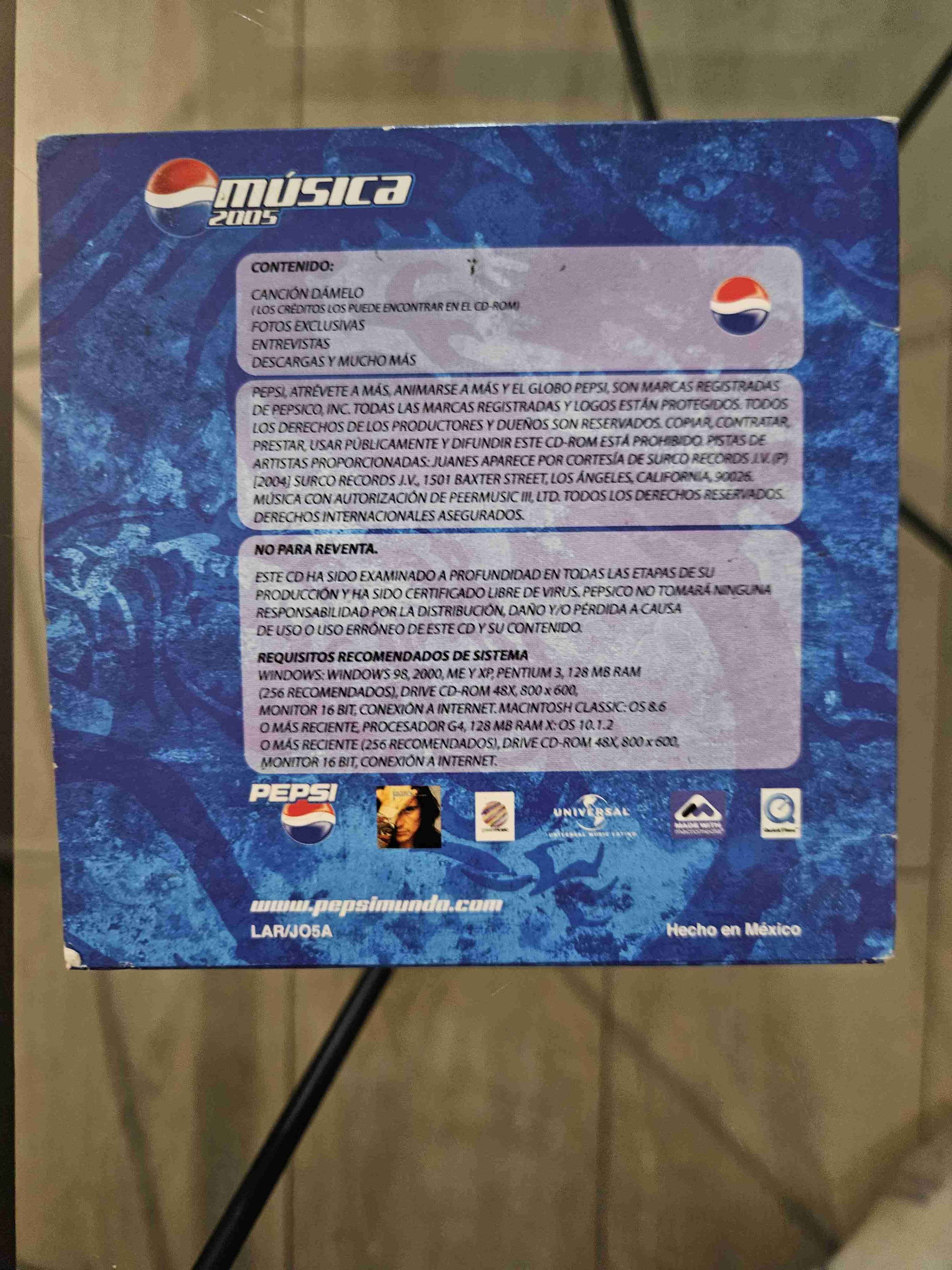 CD Interactivo Música 2005 Juanes - miniatura 2