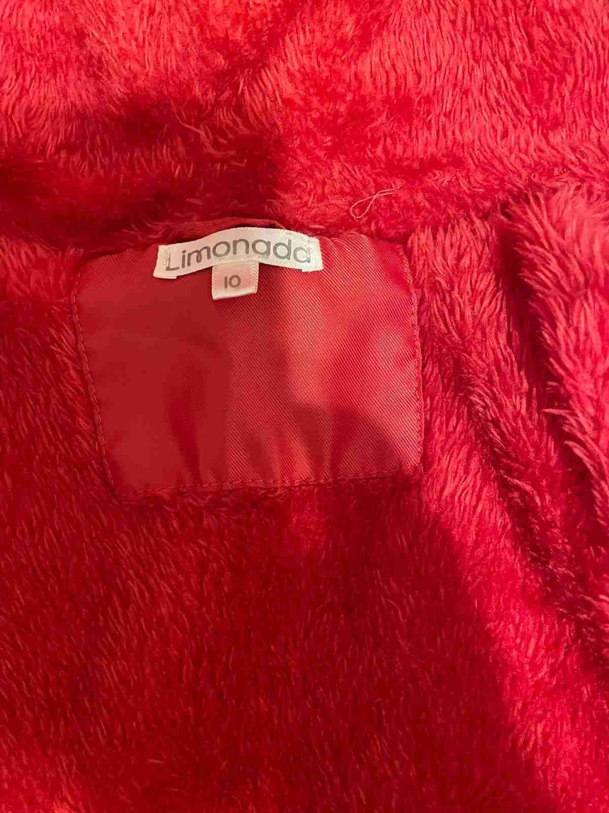 Abrigo rojo con capucha limonada - miniatura 2