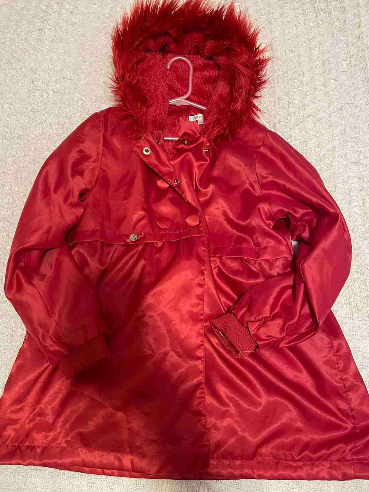 Abrigo rojo con capucha limonada - miniatura 4