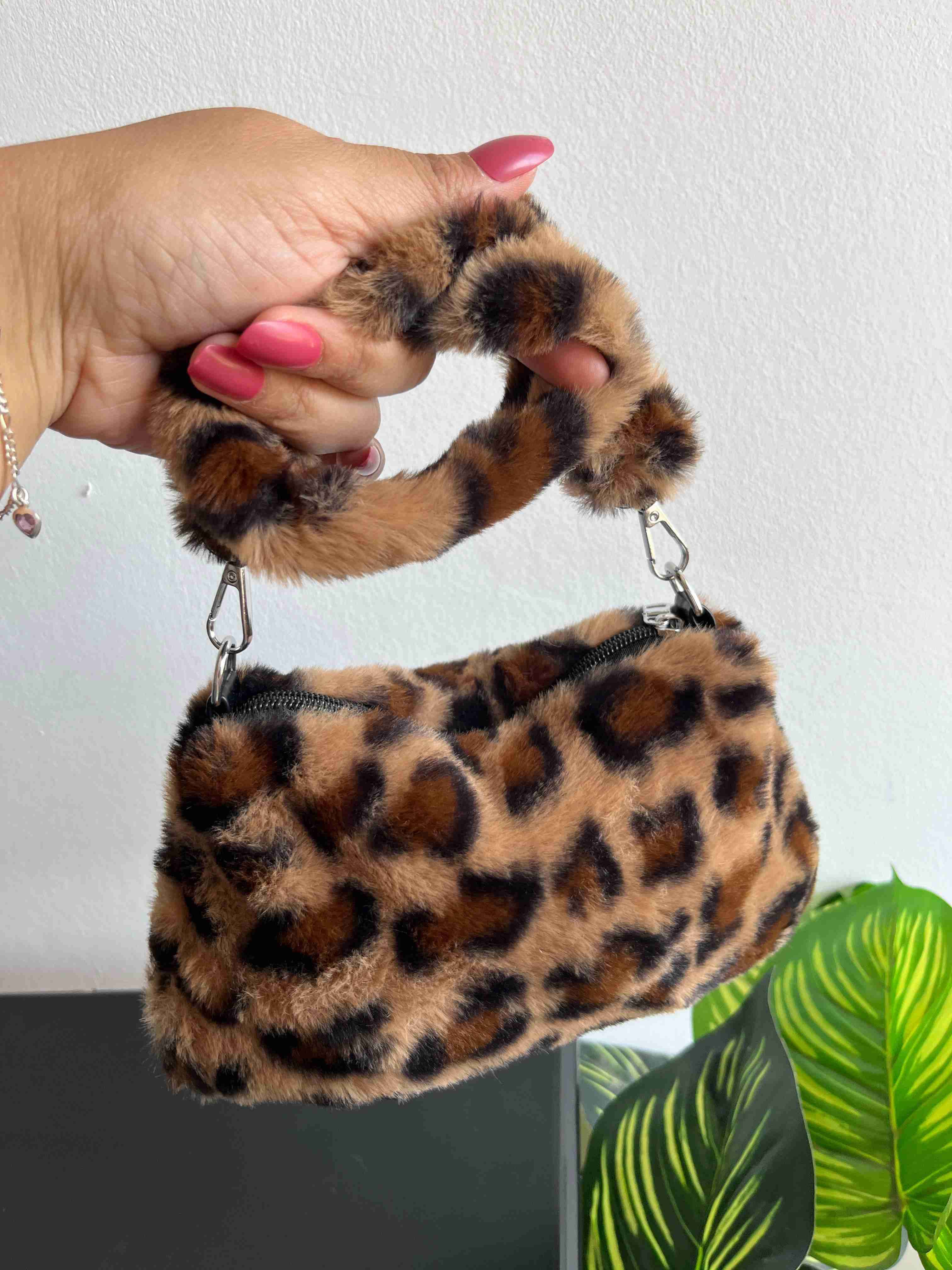 Bolso de mano animal print - miniatura 1