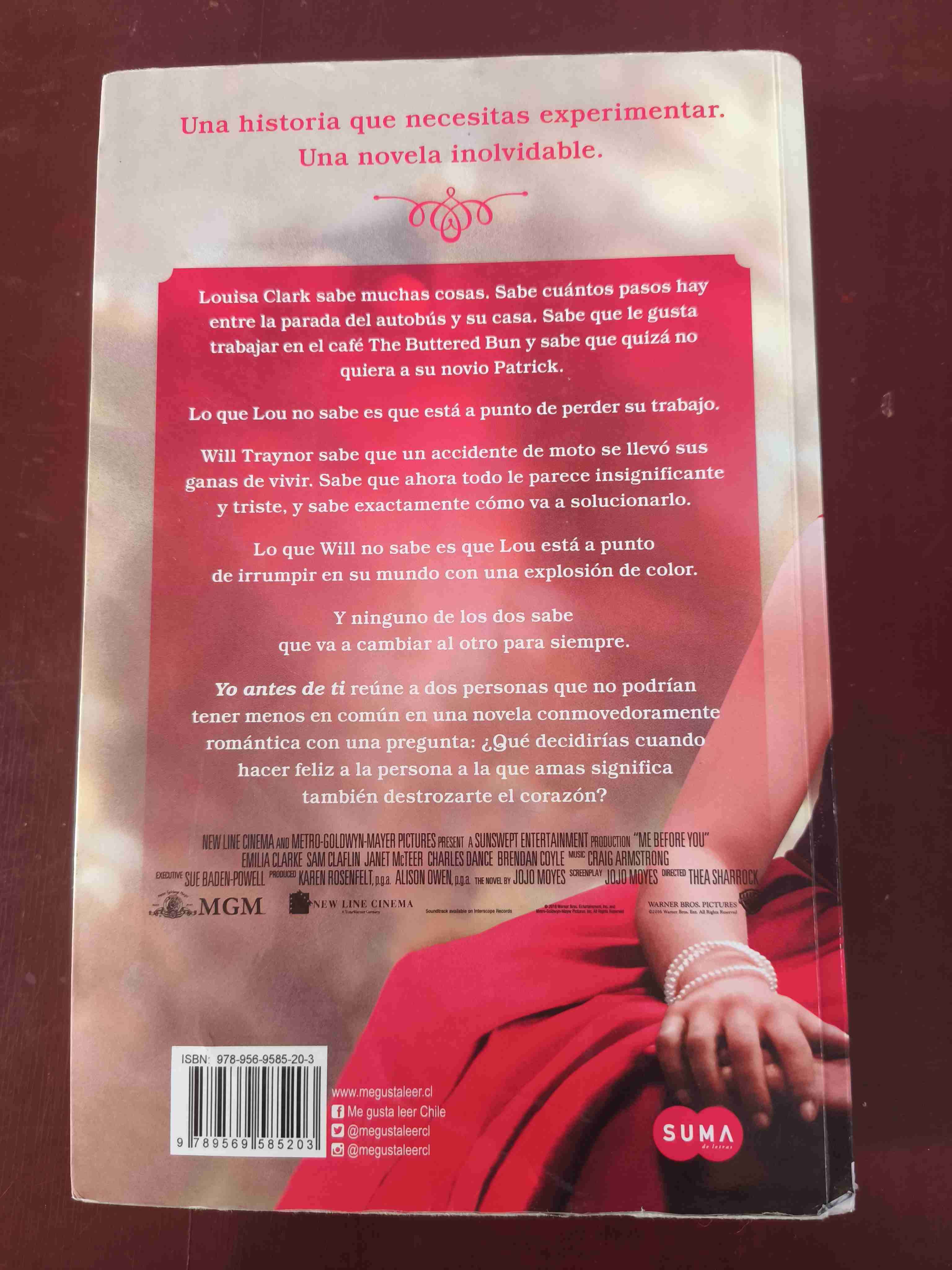 Libro 'Yo antes de ti' de Jojo Moyes - miniatura 2