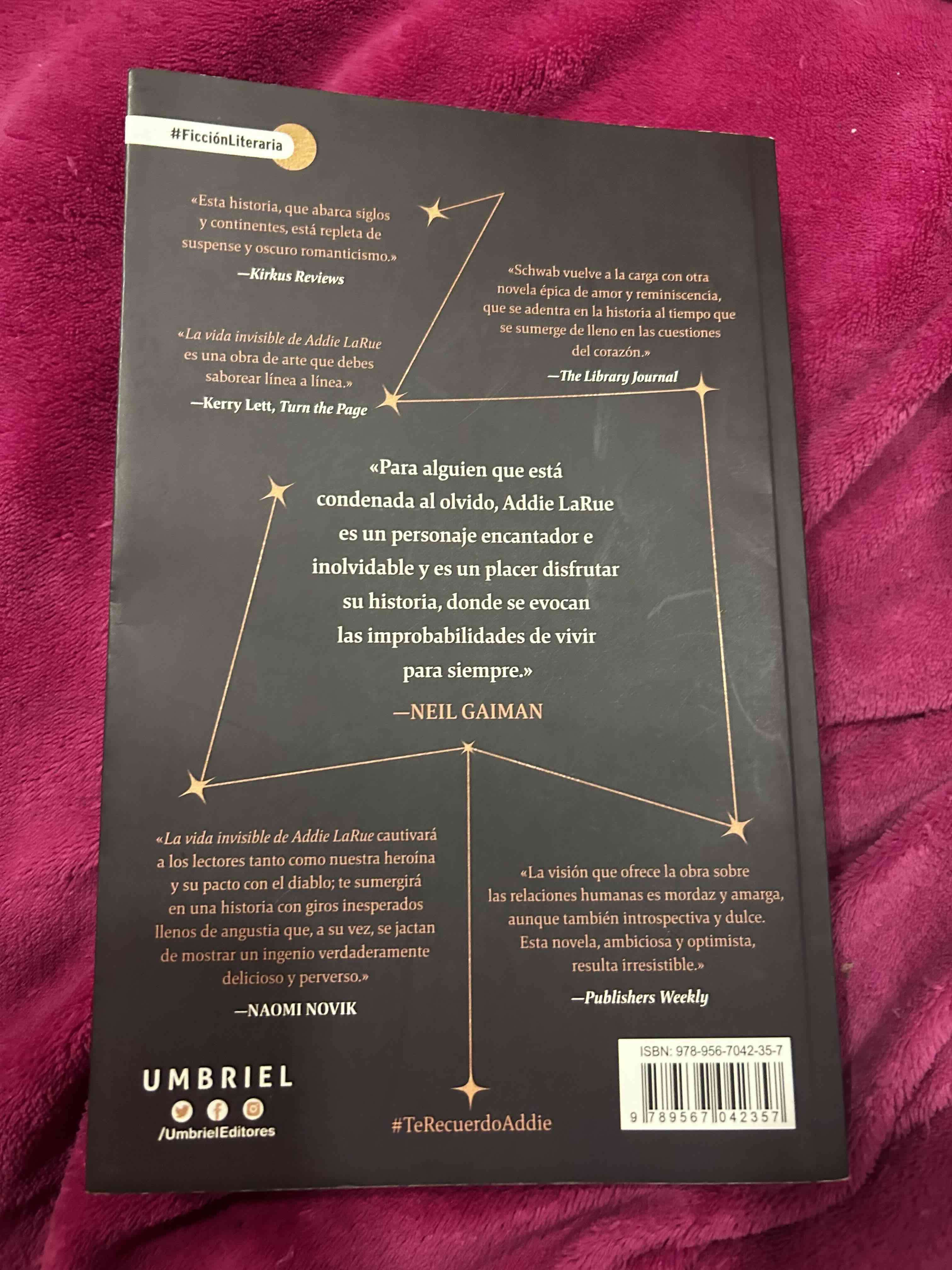 Libro La Vida Invisible de Addie LaRue - miniatura 2