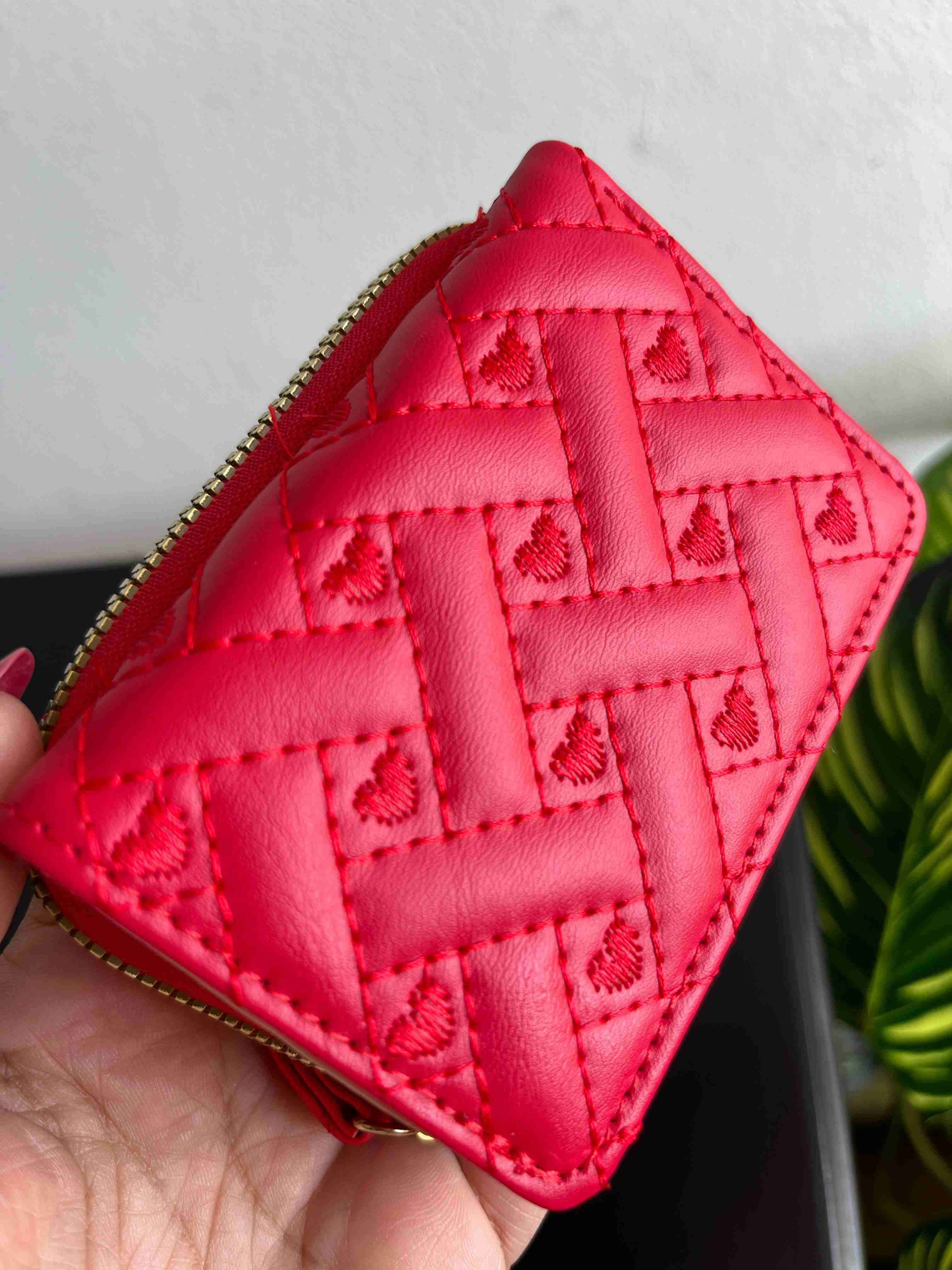 Monedero rojo compacto - miniatura 5