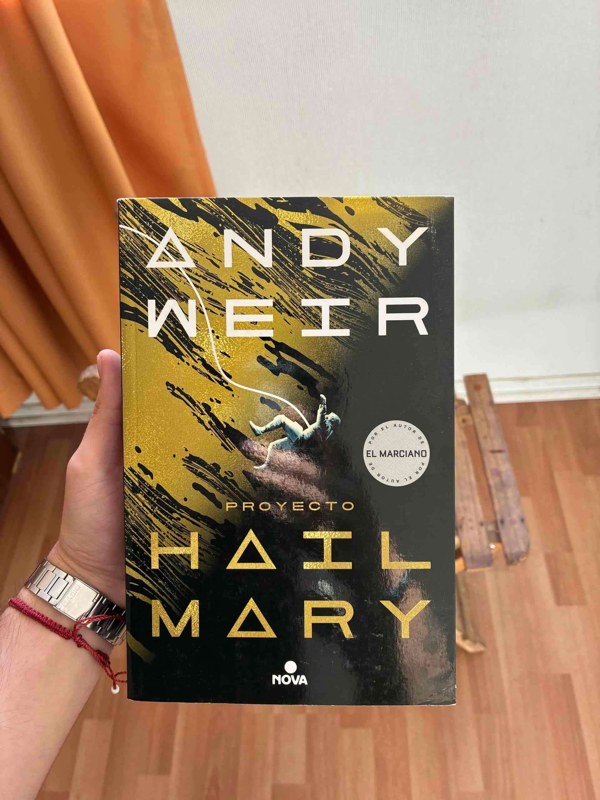 Libro 'Proyecto Hail Mary' de Andy Weir